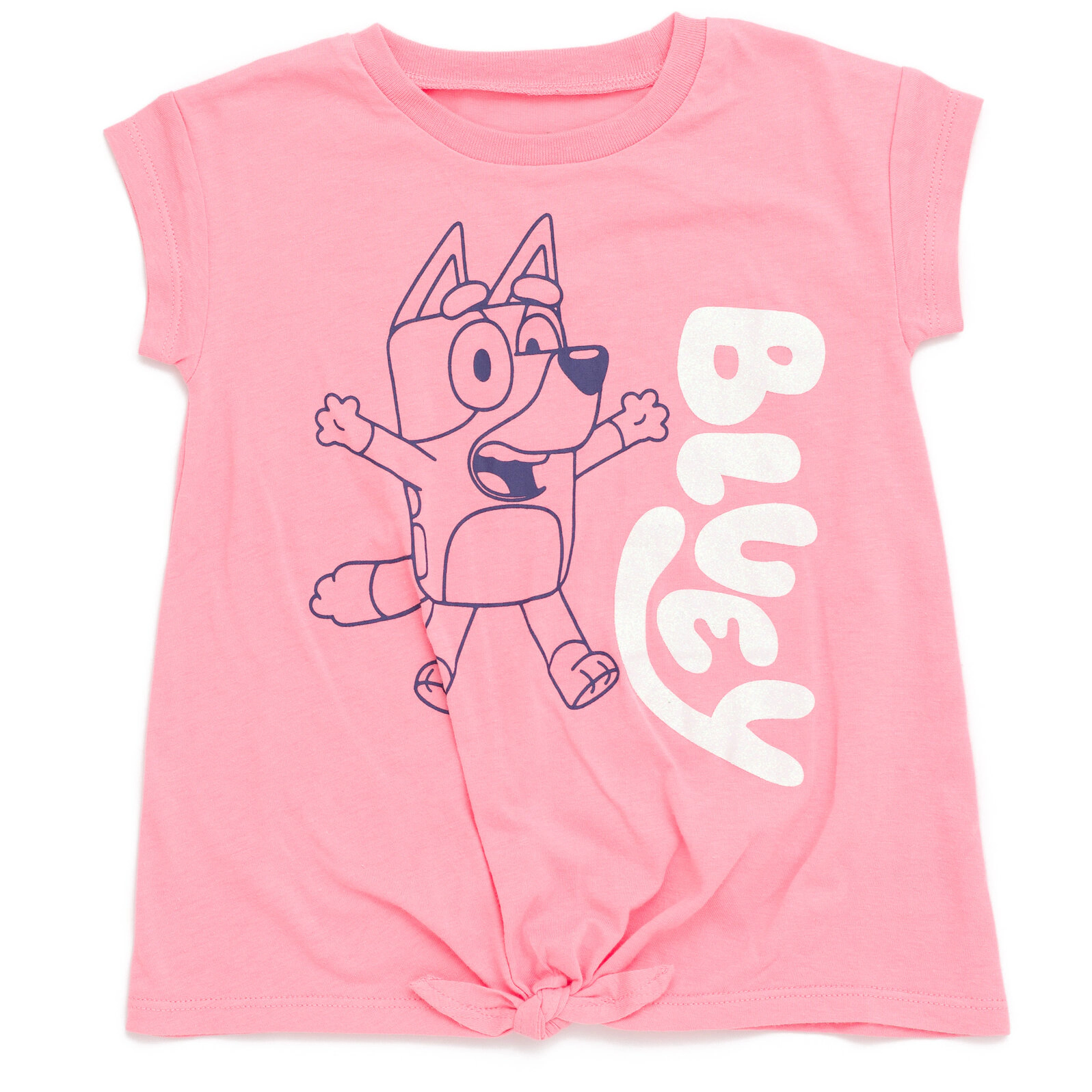 Bluey Girls' 2-Piece T-Shirt and Dolphin Shorts Set