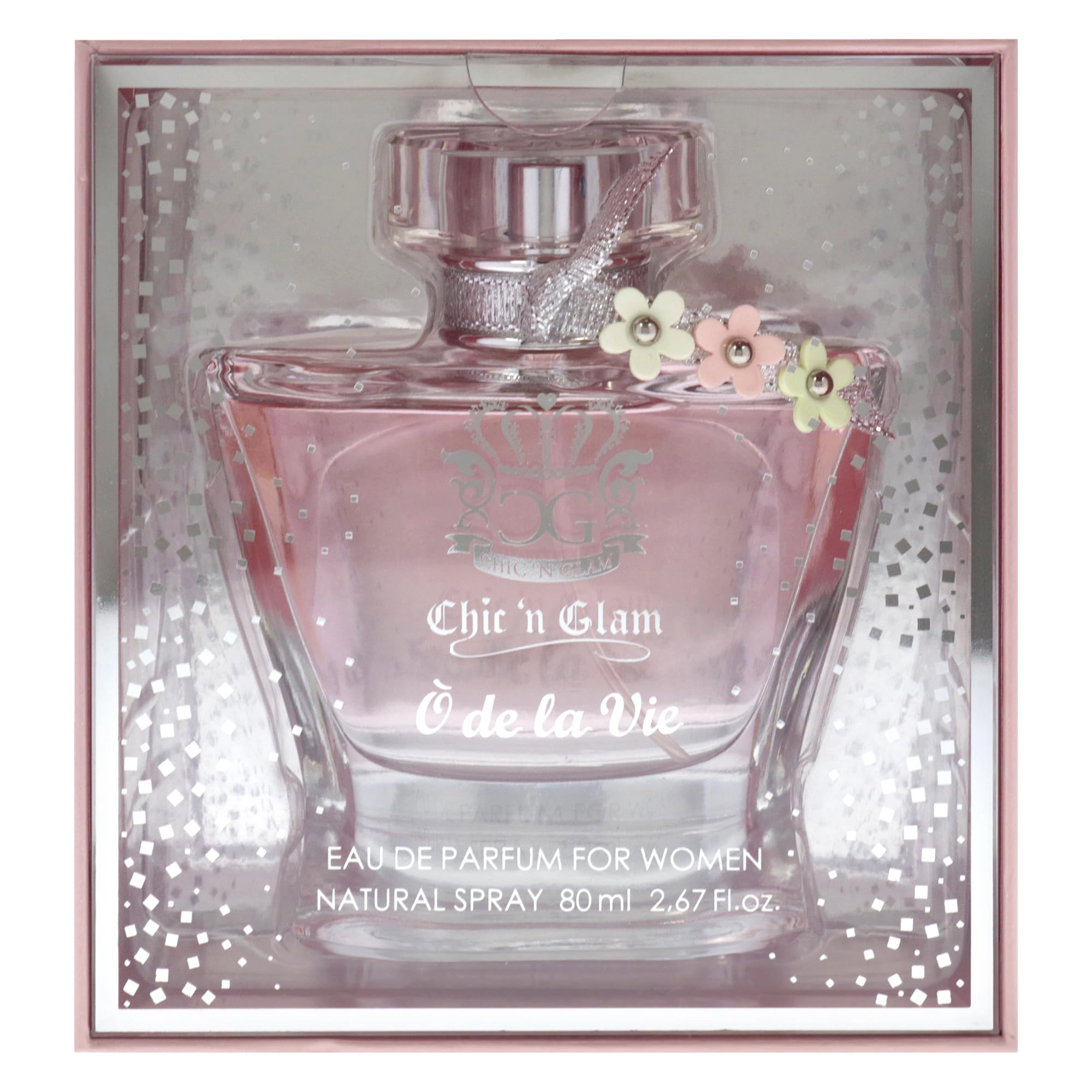 Chic N Glam O De La Vie Eau de Parfum for Women, Woody Aquatic 2.67 oz Spray