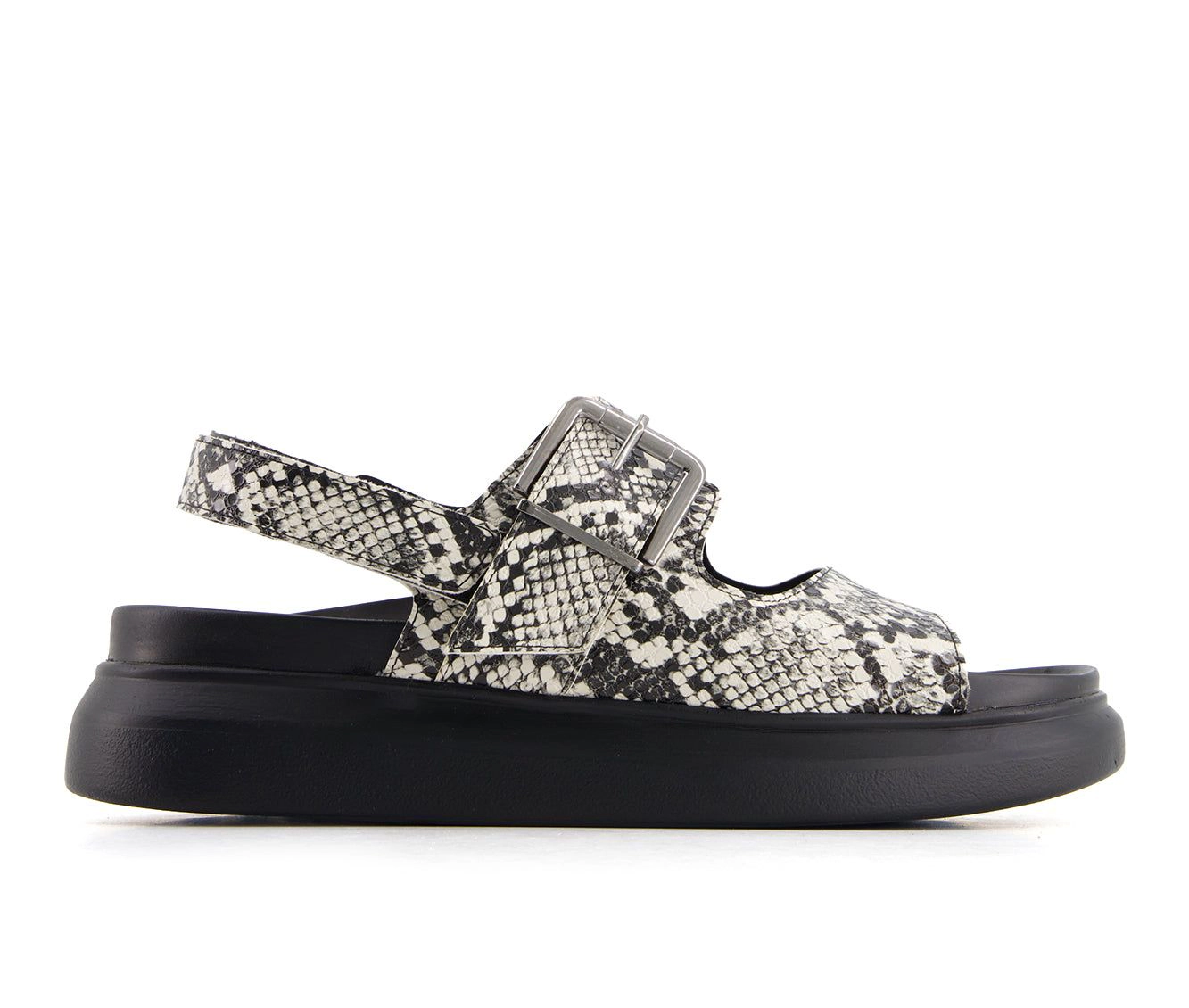 Andrea Womens Footbed Sandals With Hook And Loop Slingback