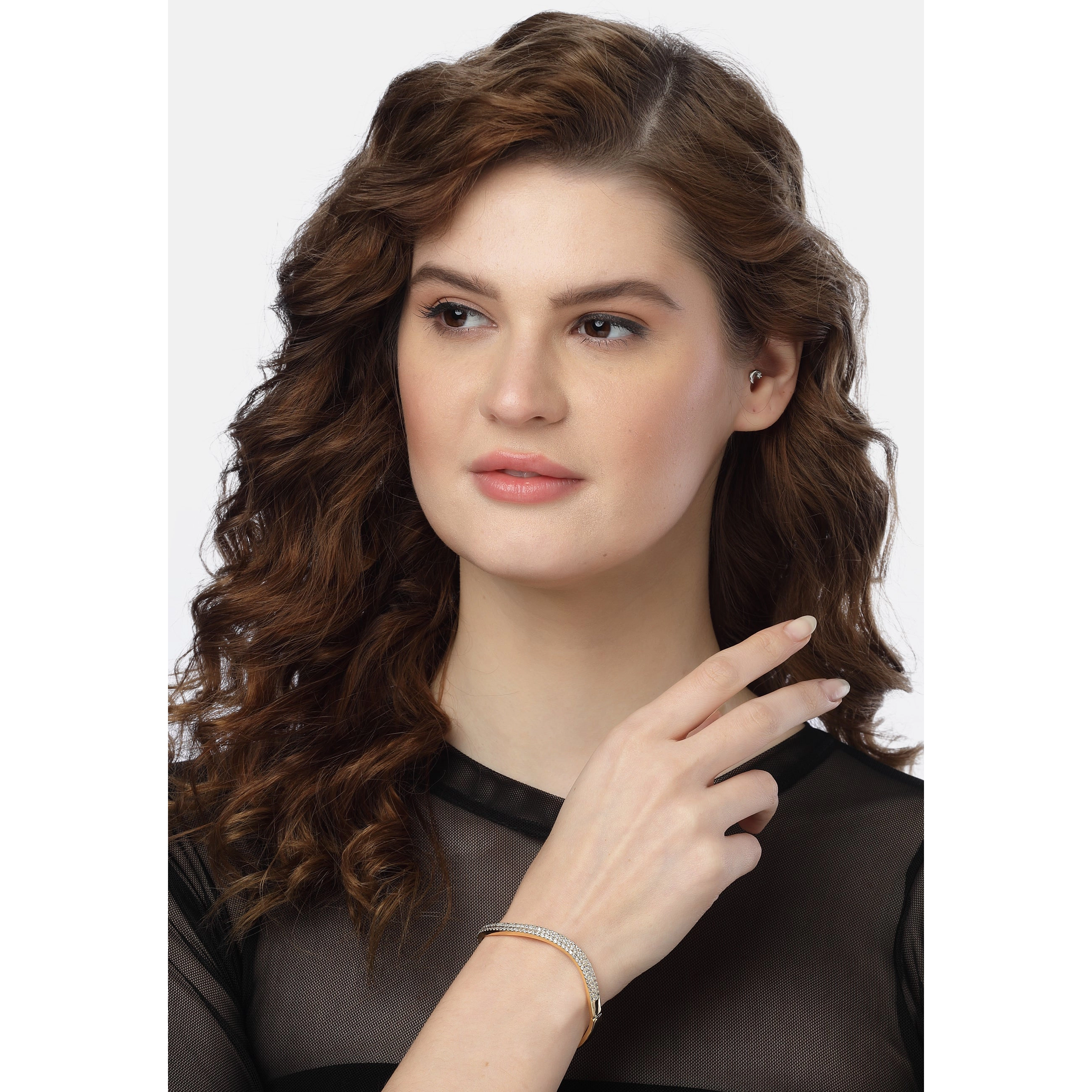 AGP PARIS Womens Glow cuff Bangle Bracelet