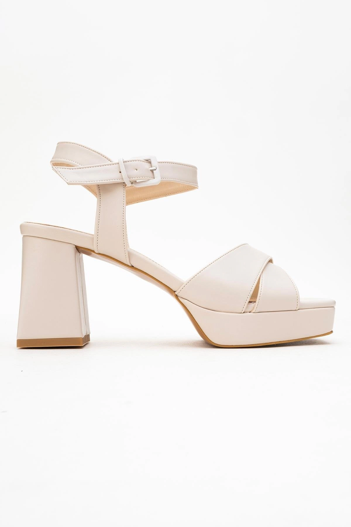 Prologue Shoes Womens Lisbon Platform Block Heel Sandal