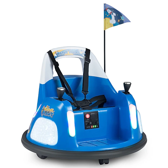 Hivvago 12V Kids Ride On Bumper Car With Remote Control And Flashing Lights