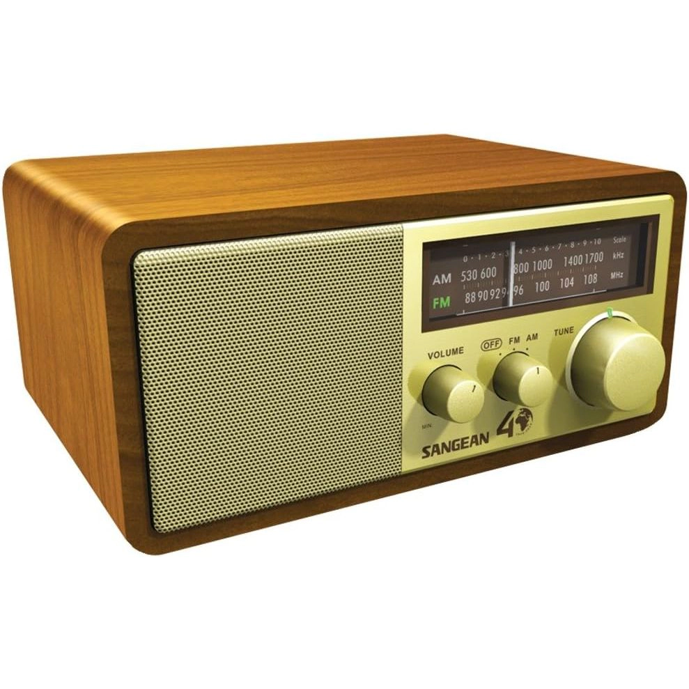SANGEAN WR-11SE 40th Anniversary AM/FM Tabletop Radio, Walnut