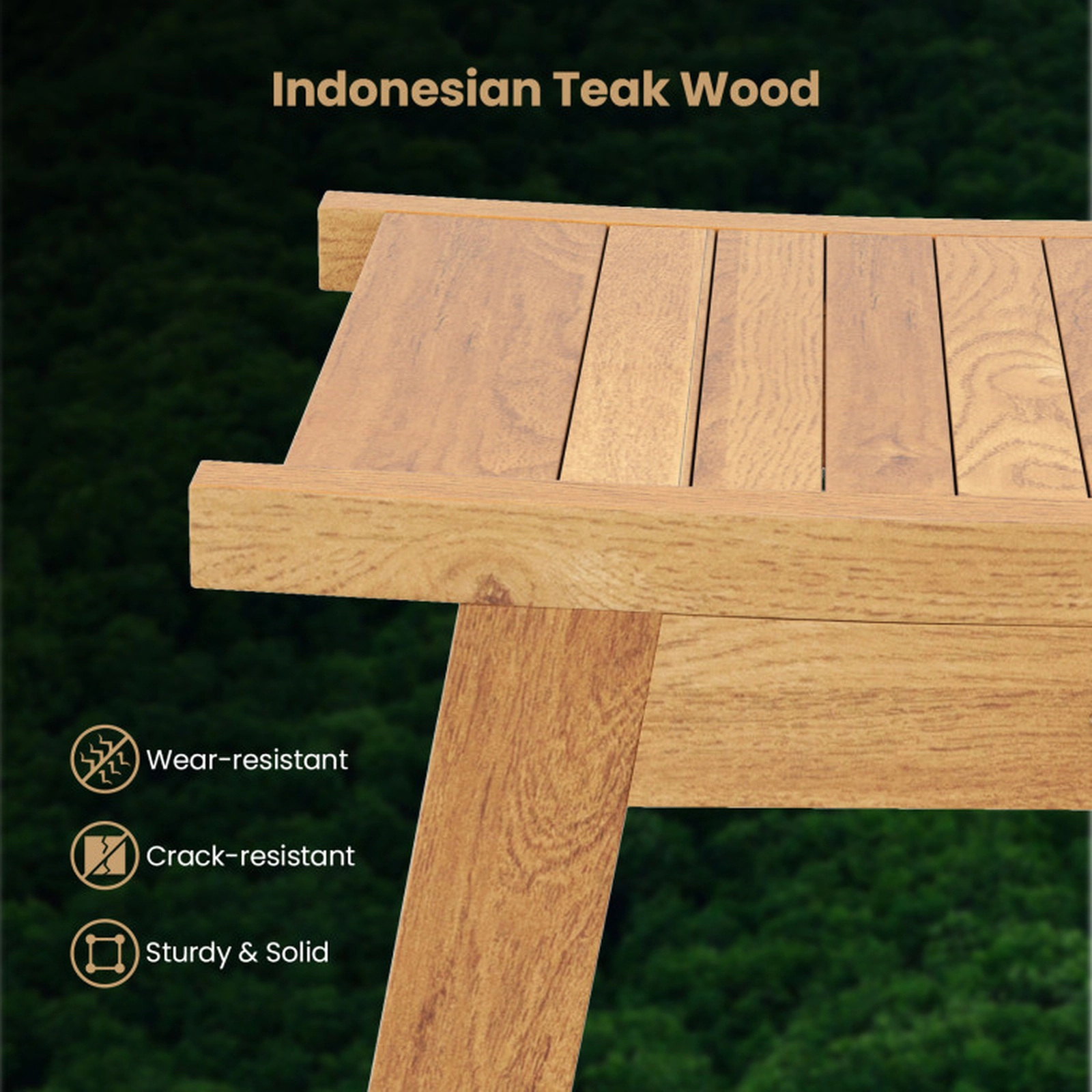 SUGIFT 20-in Teak Wood Shower Bench with Storage Shelf 176-lb Capacity 20 x 14 x 19 in Foot Pads Natural 1-Piece