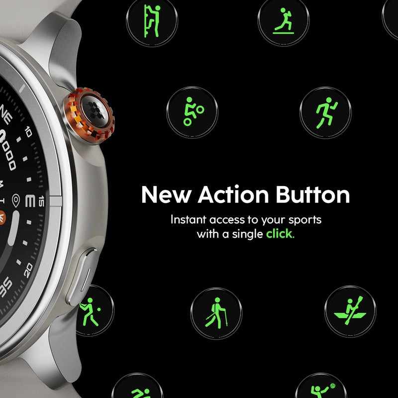 Cubitt AURA Pro 2 Smartwatch with Built-In GPS Route Navigation Offline Maps 1.48 inches AMOLED HD