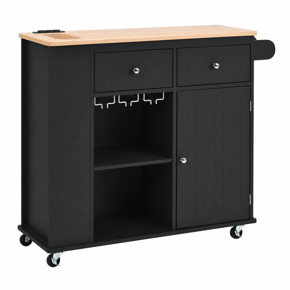 ELEMENT ACE Rolling Storage Kitchen Island Cart