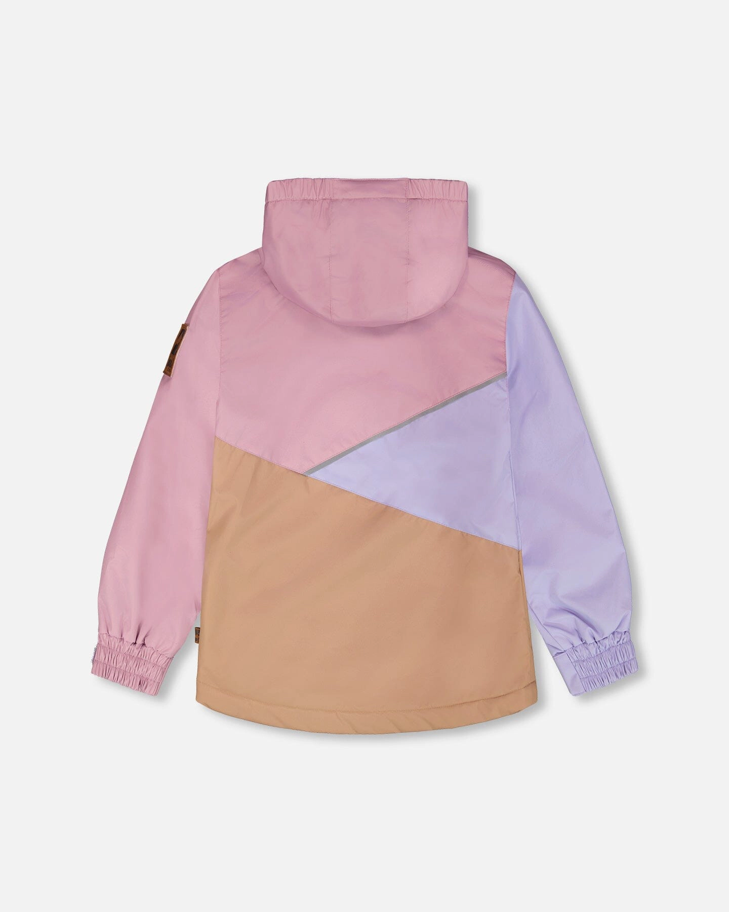 Deux par Deux Girls Recycled Polyester Mid-Season Waterproof Jacket with Zippered Pockets