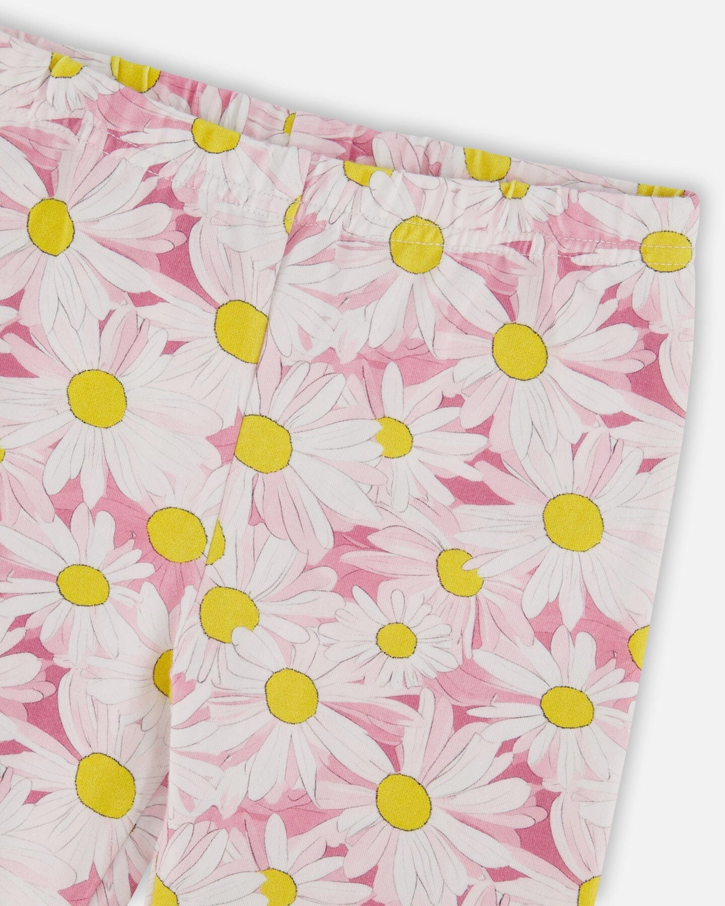 Deux par Deux Girls Jersey Capri Printed Daisies