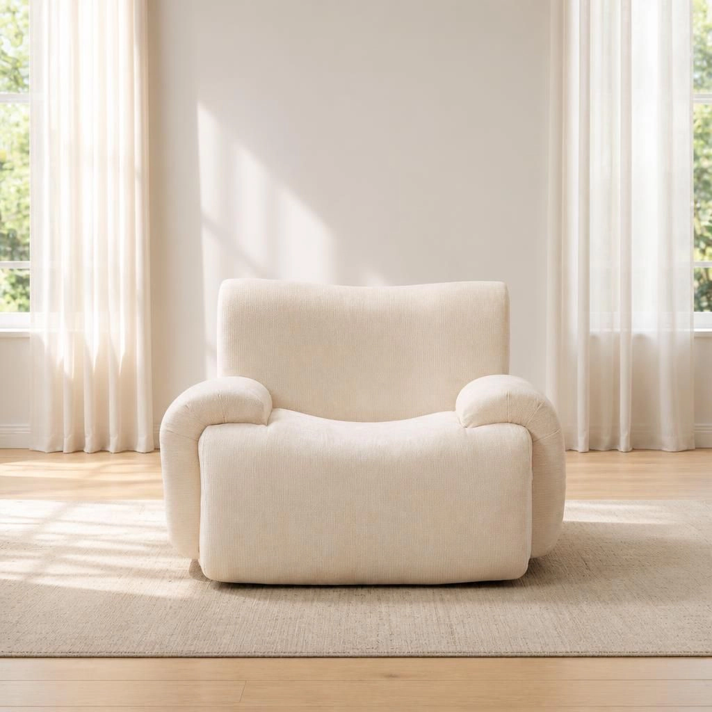 GOODSILO Soft Upholstered Accent Floor Seating Chair