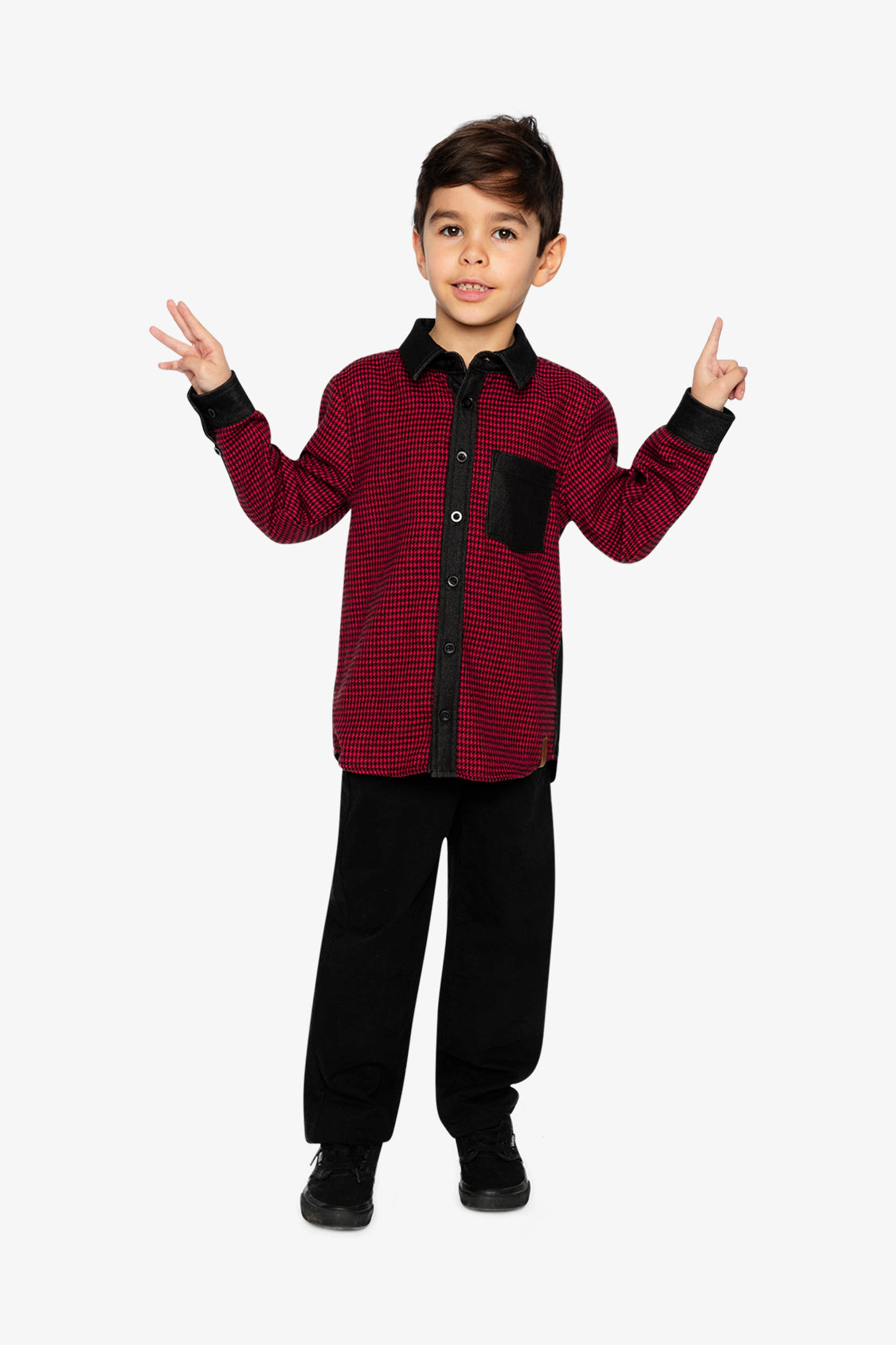 Deux par Deux Boys Stretch Denim Pants