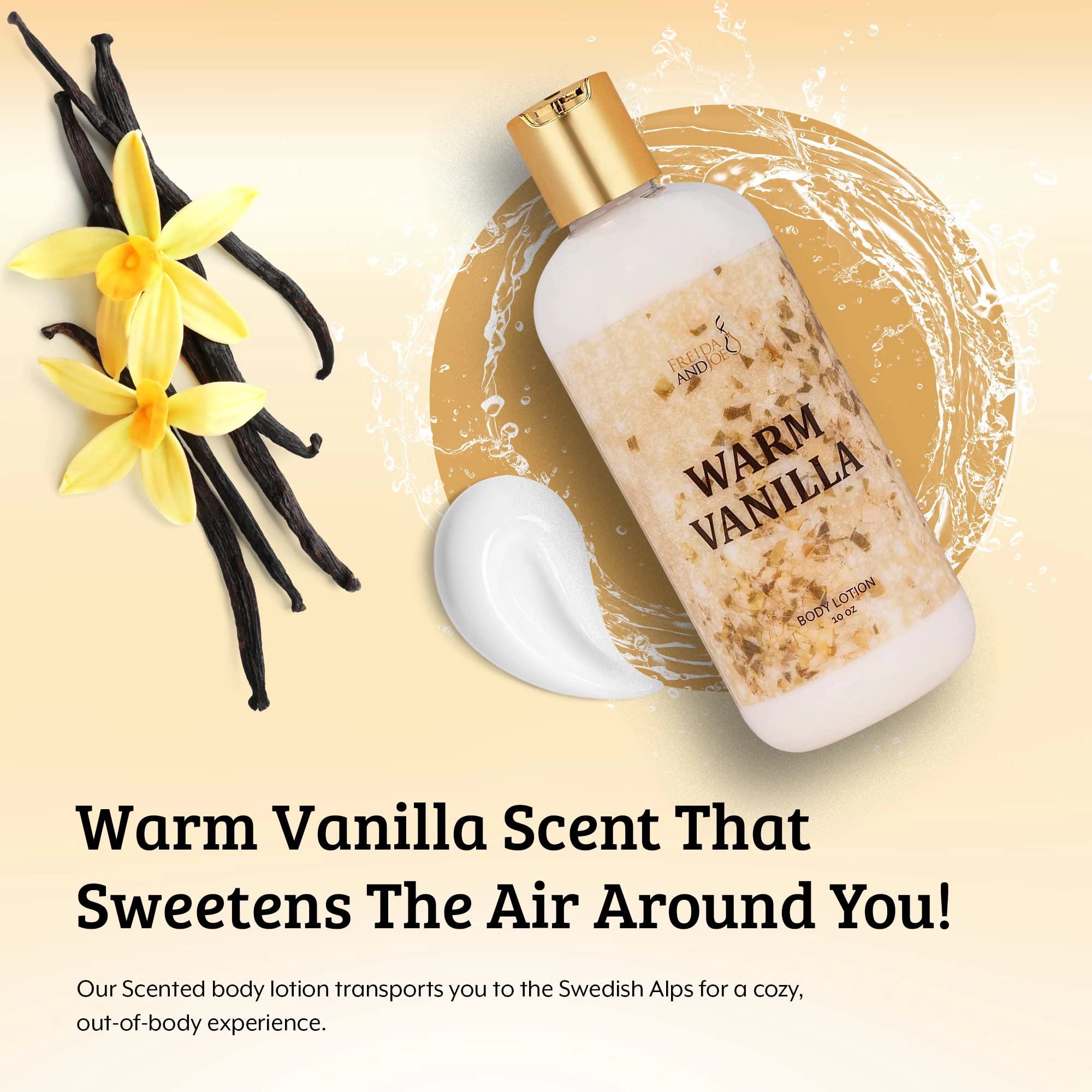 Freida and Joe Womens Fine Fragrance Body Mist Set Luxury Self-Care Combo in Wam Vanilla Scent