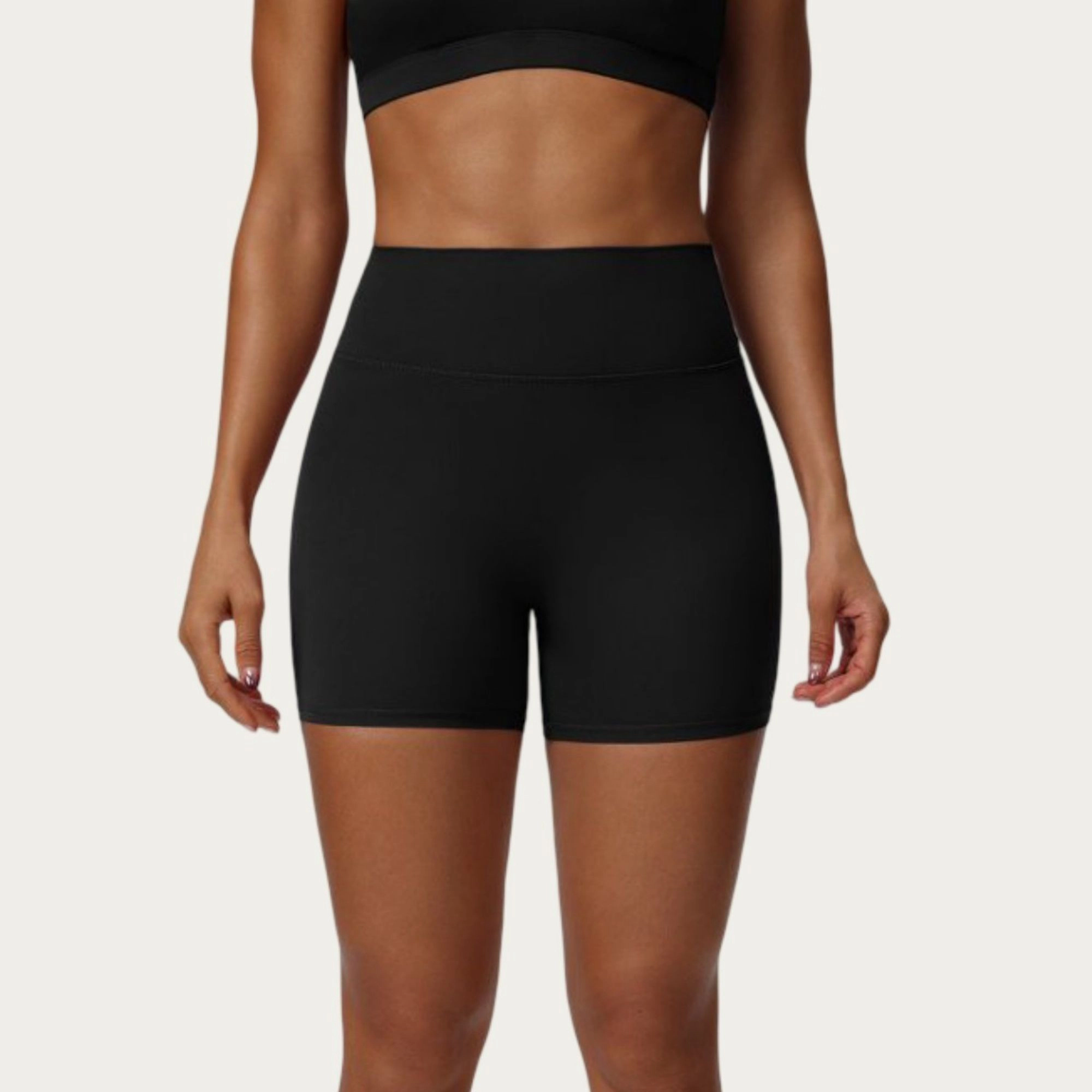 Anna-Kaci Women's High Waist Biker Shorts with Smooth Stretch Knit Fabric