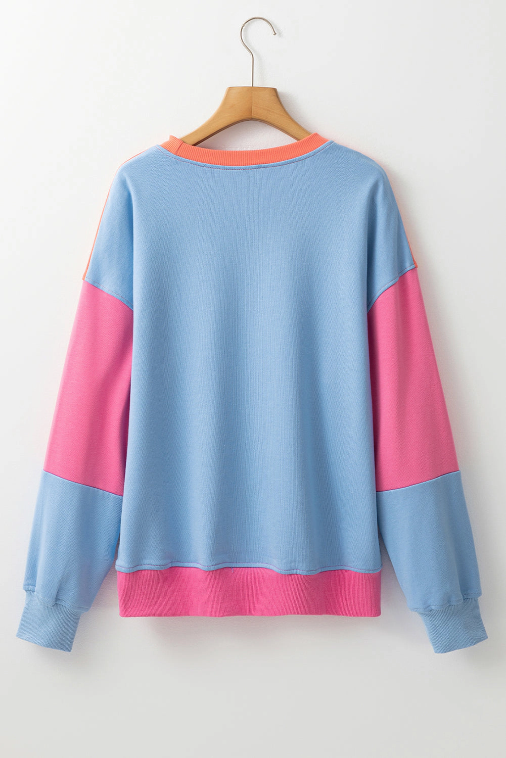 Threaded Pear Women's Isabella Patchwork Drop Shoulder Sweatshirt