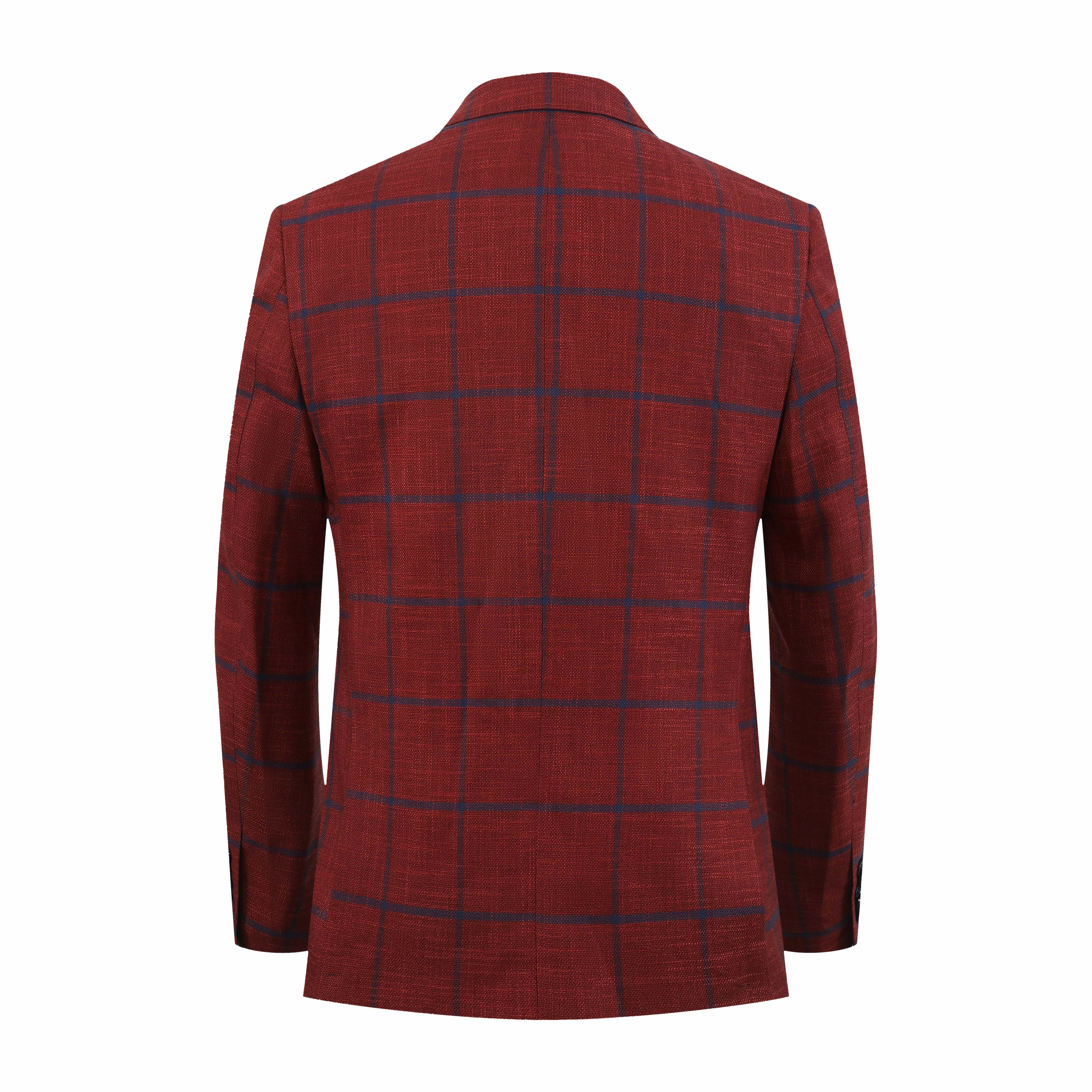 Elie Balleh Boys Slim Fit Boys' Plaid Jacket