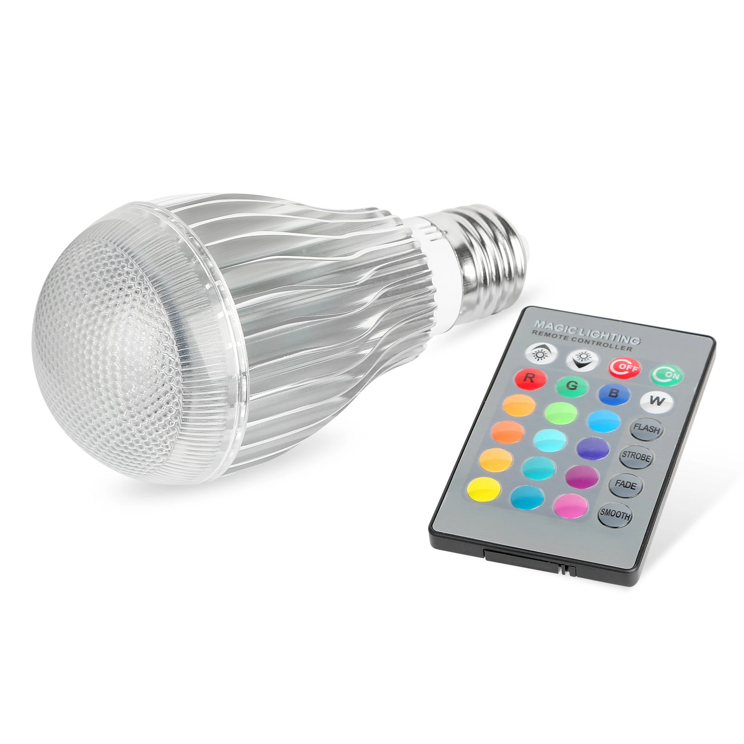 GBruno 9W LED Light Bulb With Remote Control