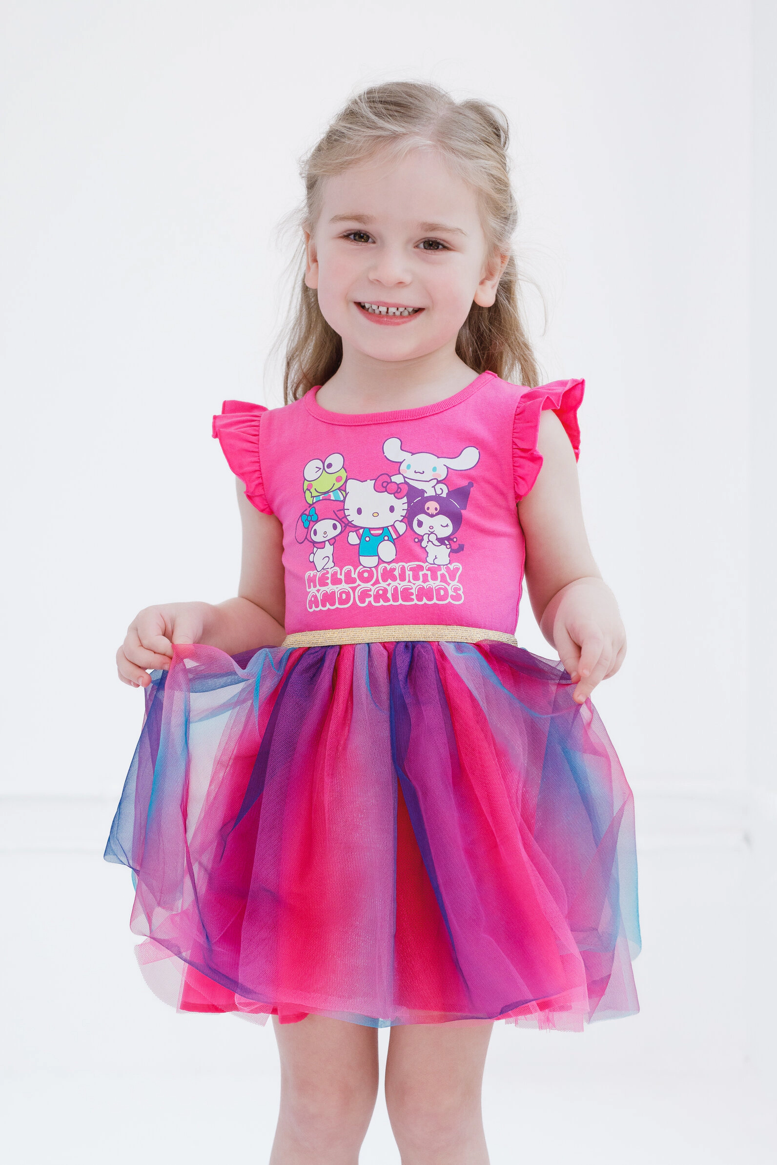 Hello Kitty Girls' Sleeveless Tutu Dress