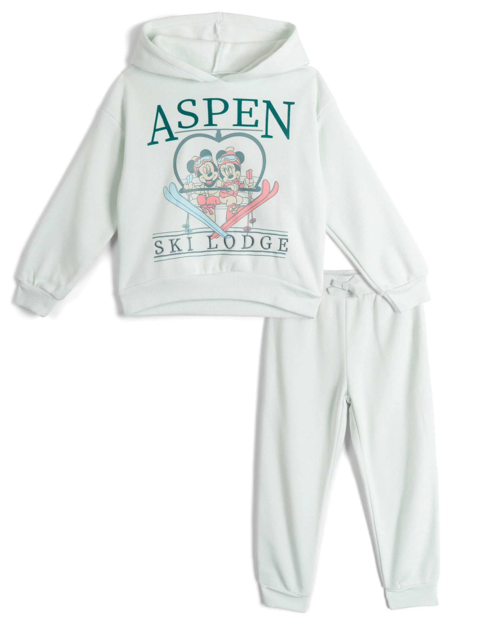 Disney Girls' Fleece 2-Piece Hoodie and Jogger Set