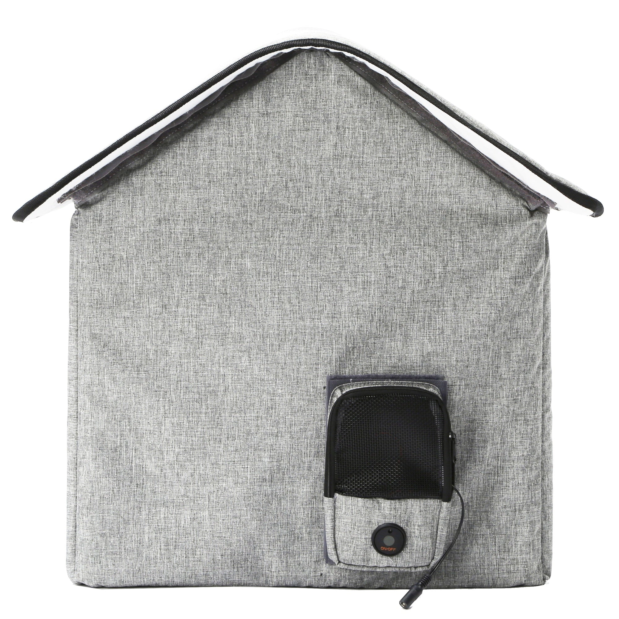 Pet Life ® "Hush Puppy" Electronic Heating and Cooling Smart Collapsible Pet House