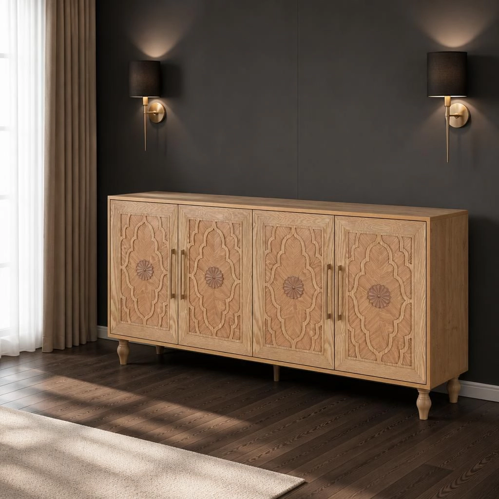 GOODSILO 63" Wide Freestanding Storage Cabinet