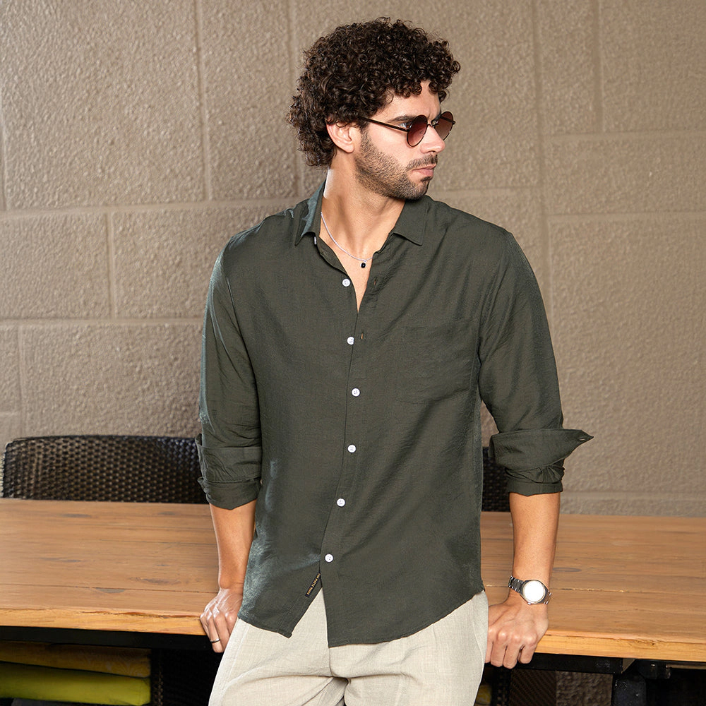 Breezy Wrinked Relaxed Shirt