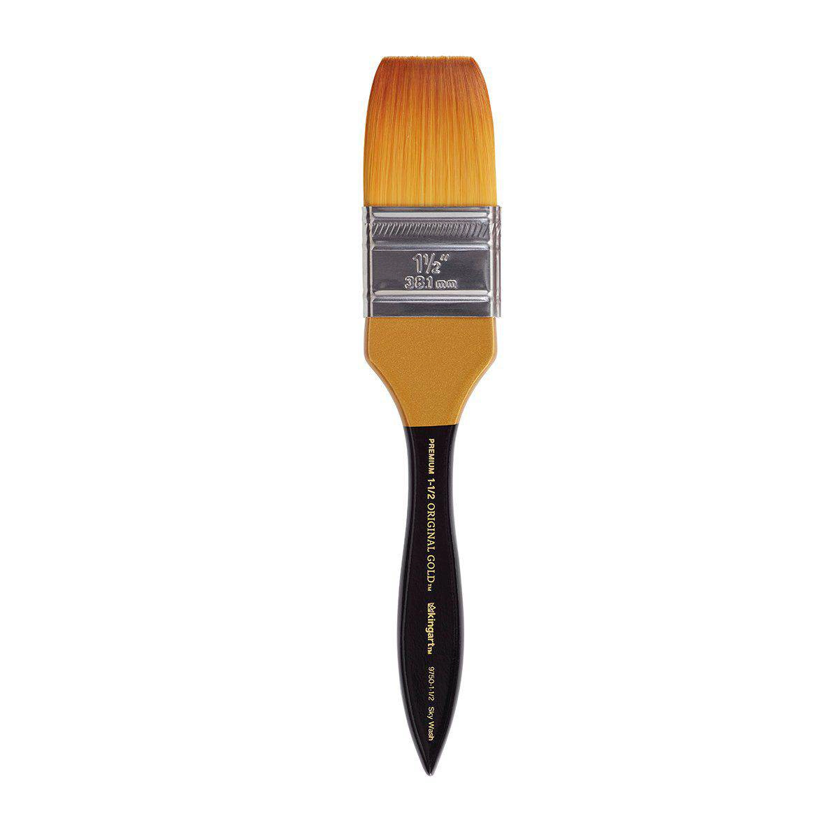KINGART Original Gold® 9750 Sky Wash Golden Taklon Brush