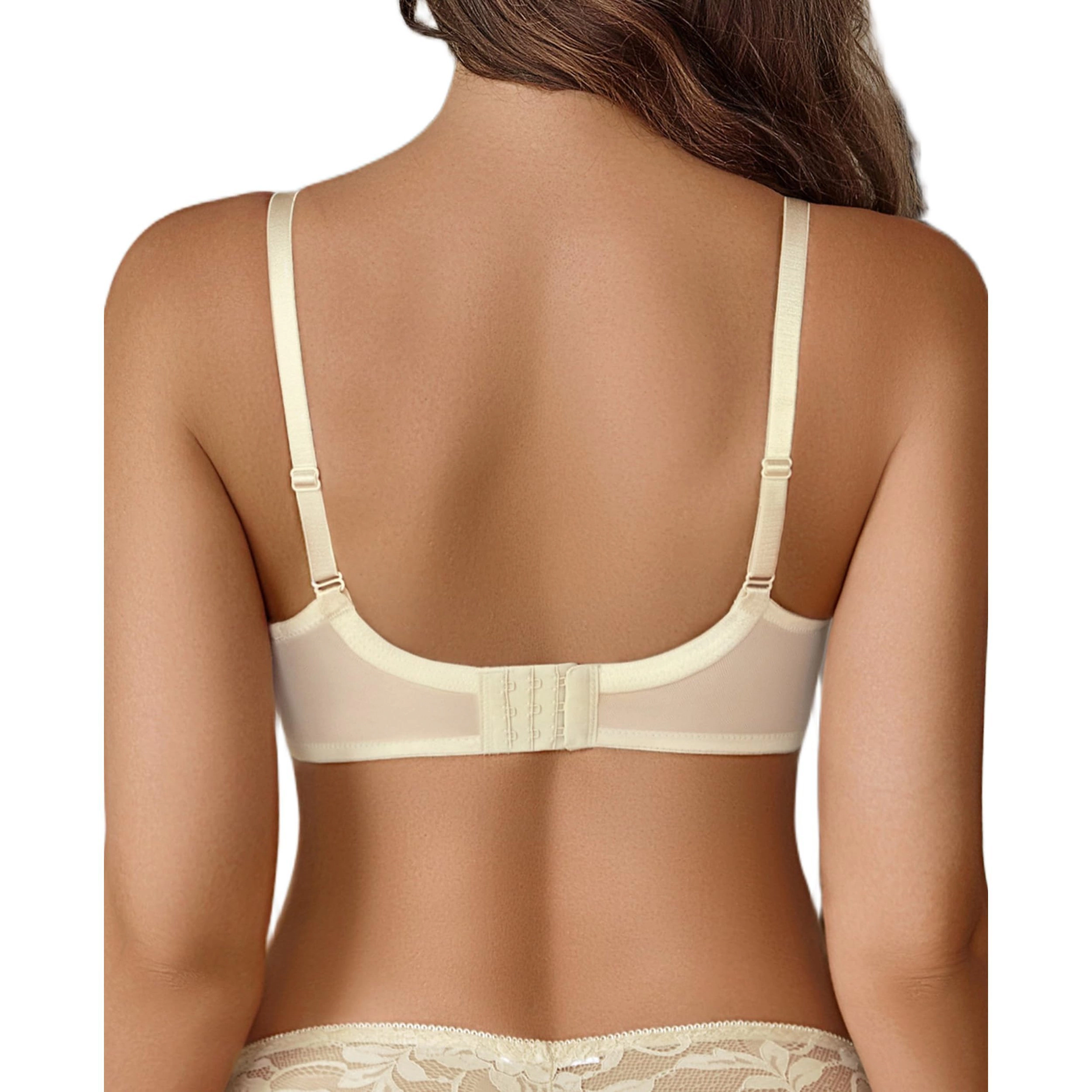 Avidlove Women's Lace Underwire Mesh Full Coverage Bralette