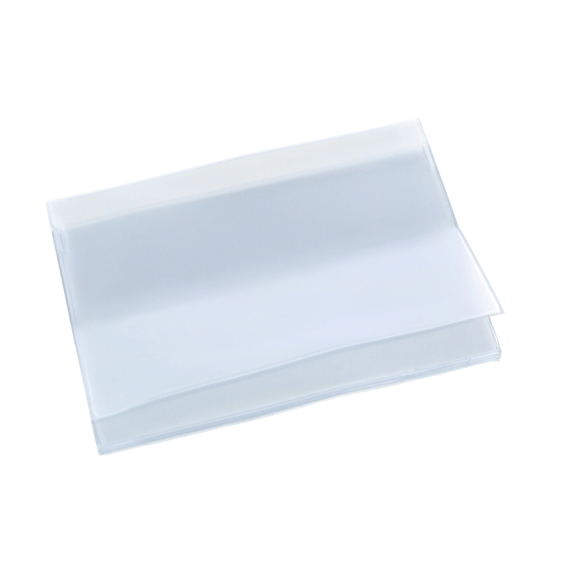 CTM Vinyl Window Inserts for Vertical Bifold or Trifold Wallets (6 Sleeves)