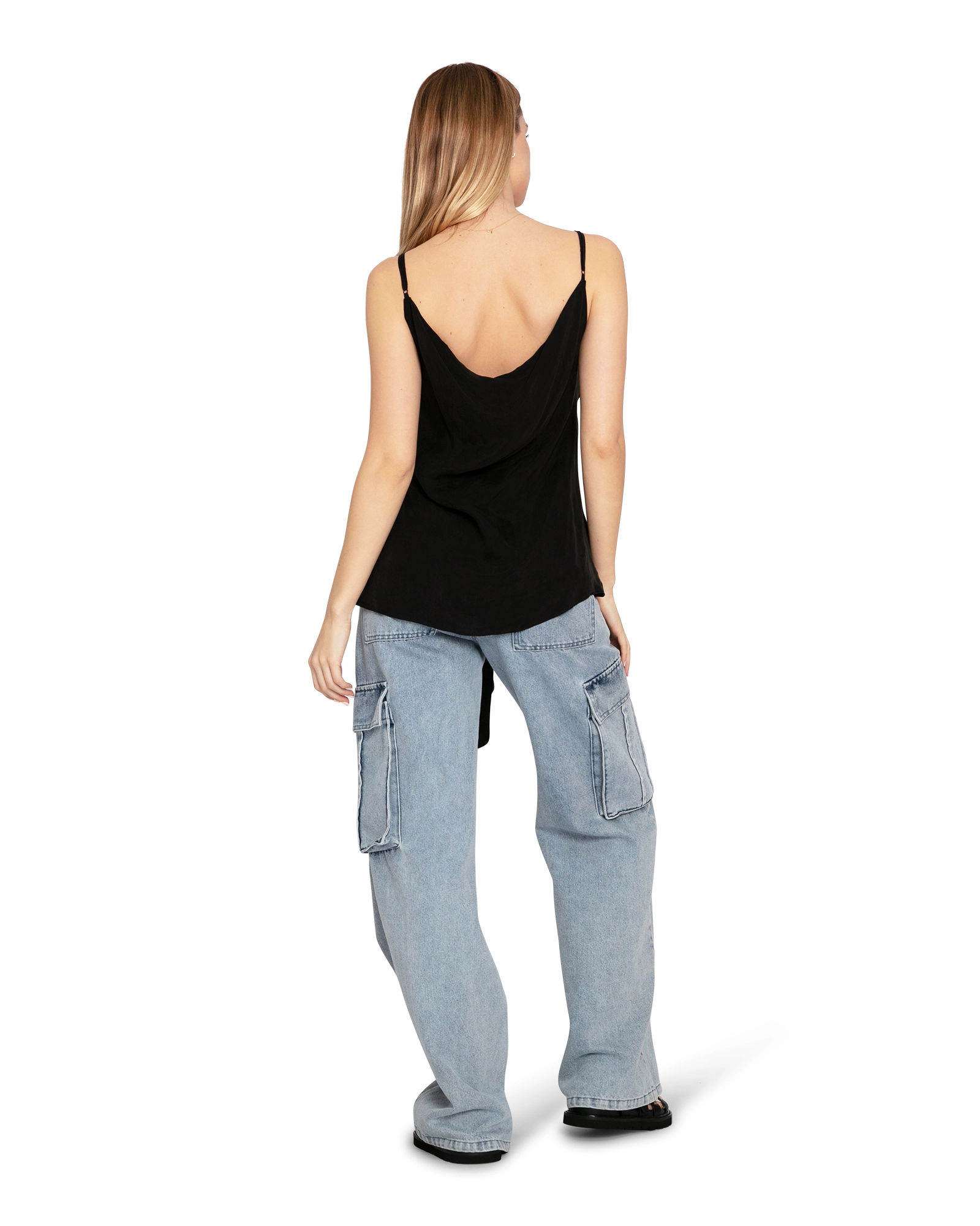 Belle & Bloom Womens First Class Reversible Tie Top