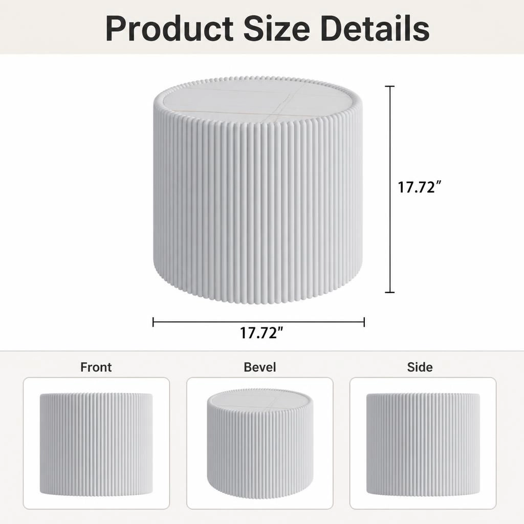 GOODSILO Compact Square Accent Side Table/End Table