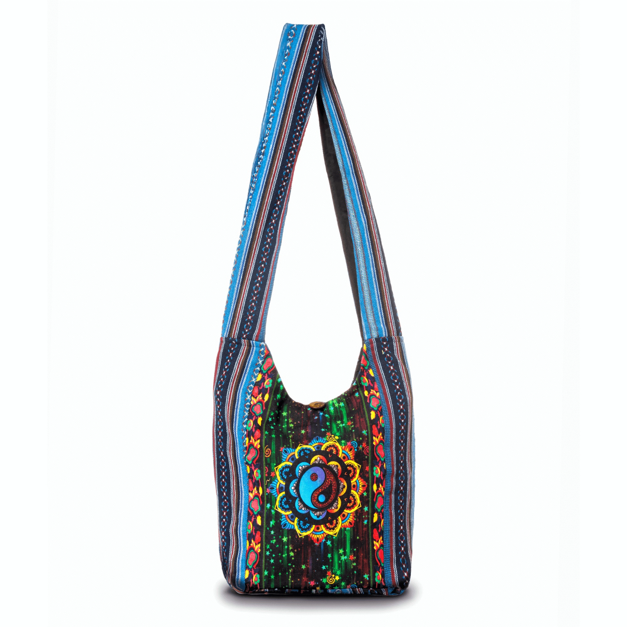 Kathmandu Collection Womens Yin Yang Print Hobo Bag