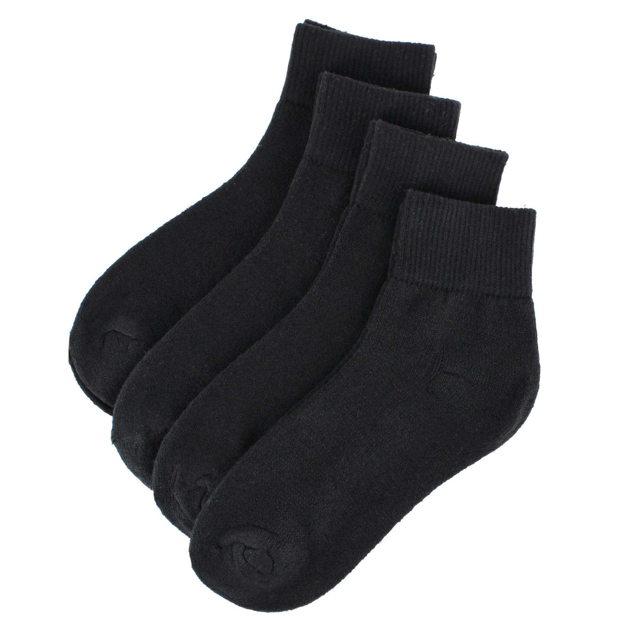 Power Club Women's Comfort Quarter Sports Socks (4 Pairs)
