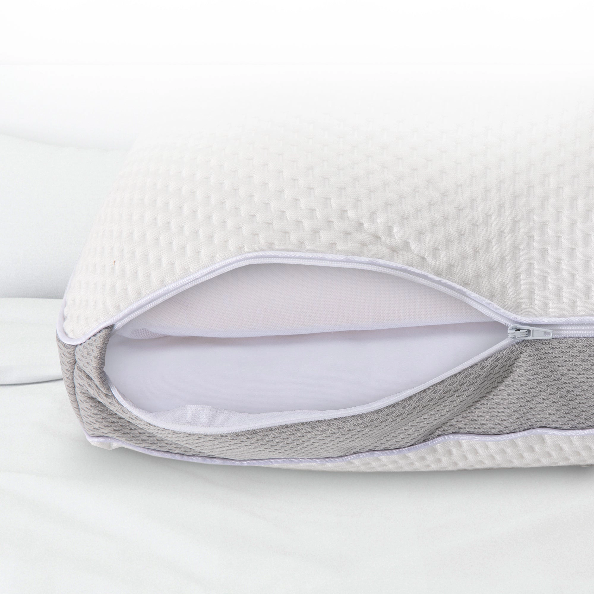 Cheer Collection Dual Sided Bed Memory Foam  Pillow – Standard Size