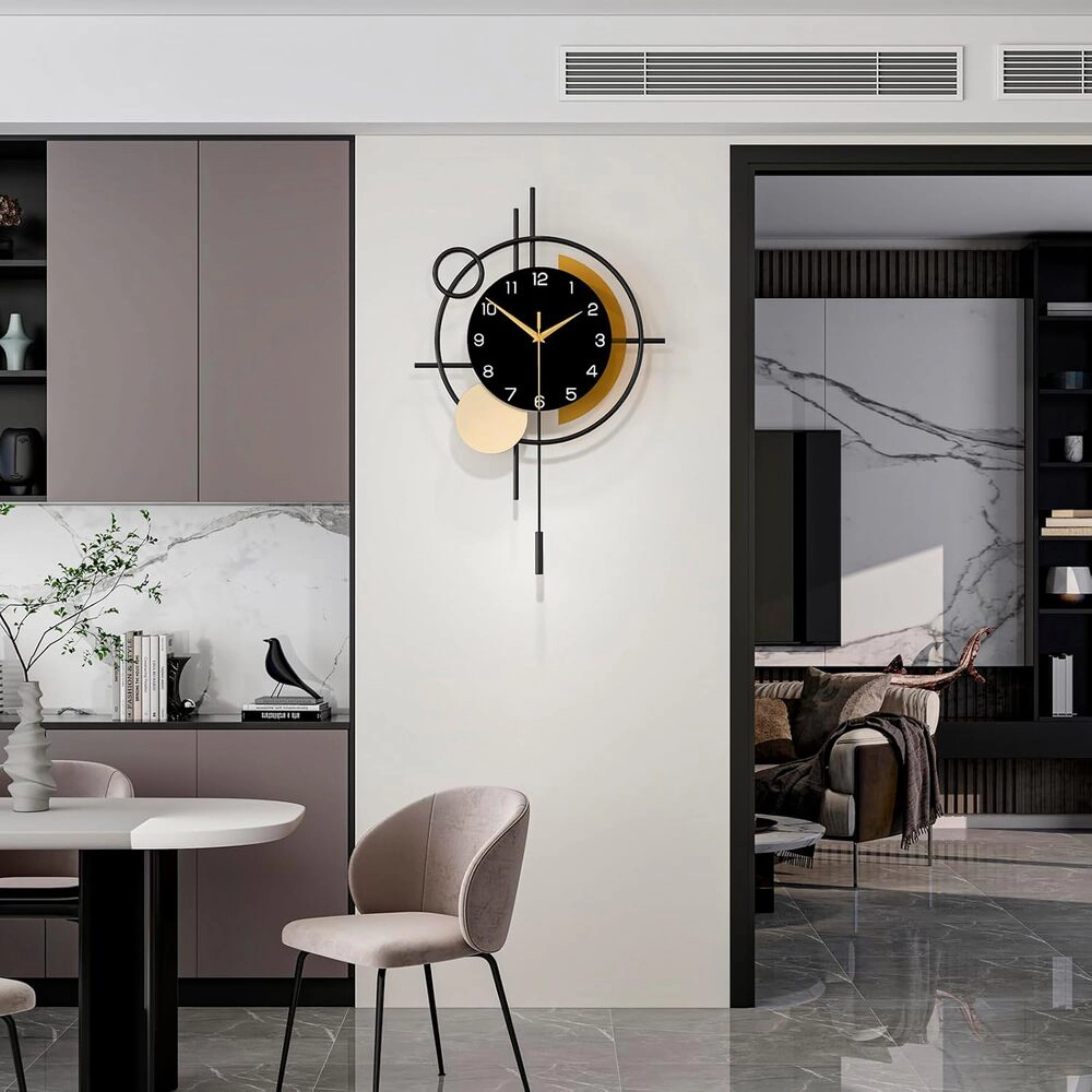 Haven Craftworks Unisex Modern Decorative Pendulum Wall Clock