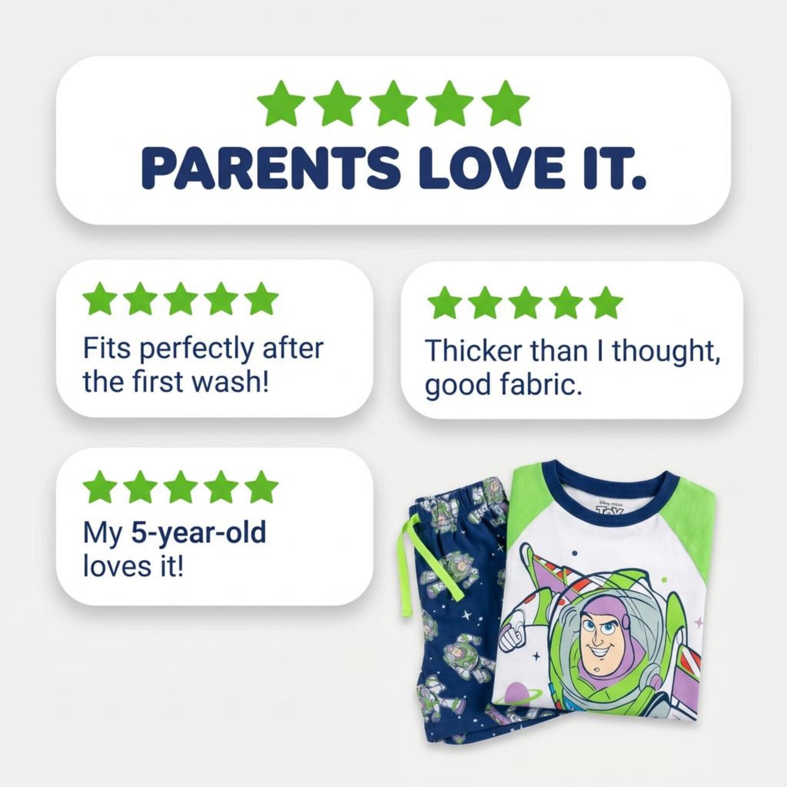 Disney Boys' T-Shirt and French Terry Shorts Set
