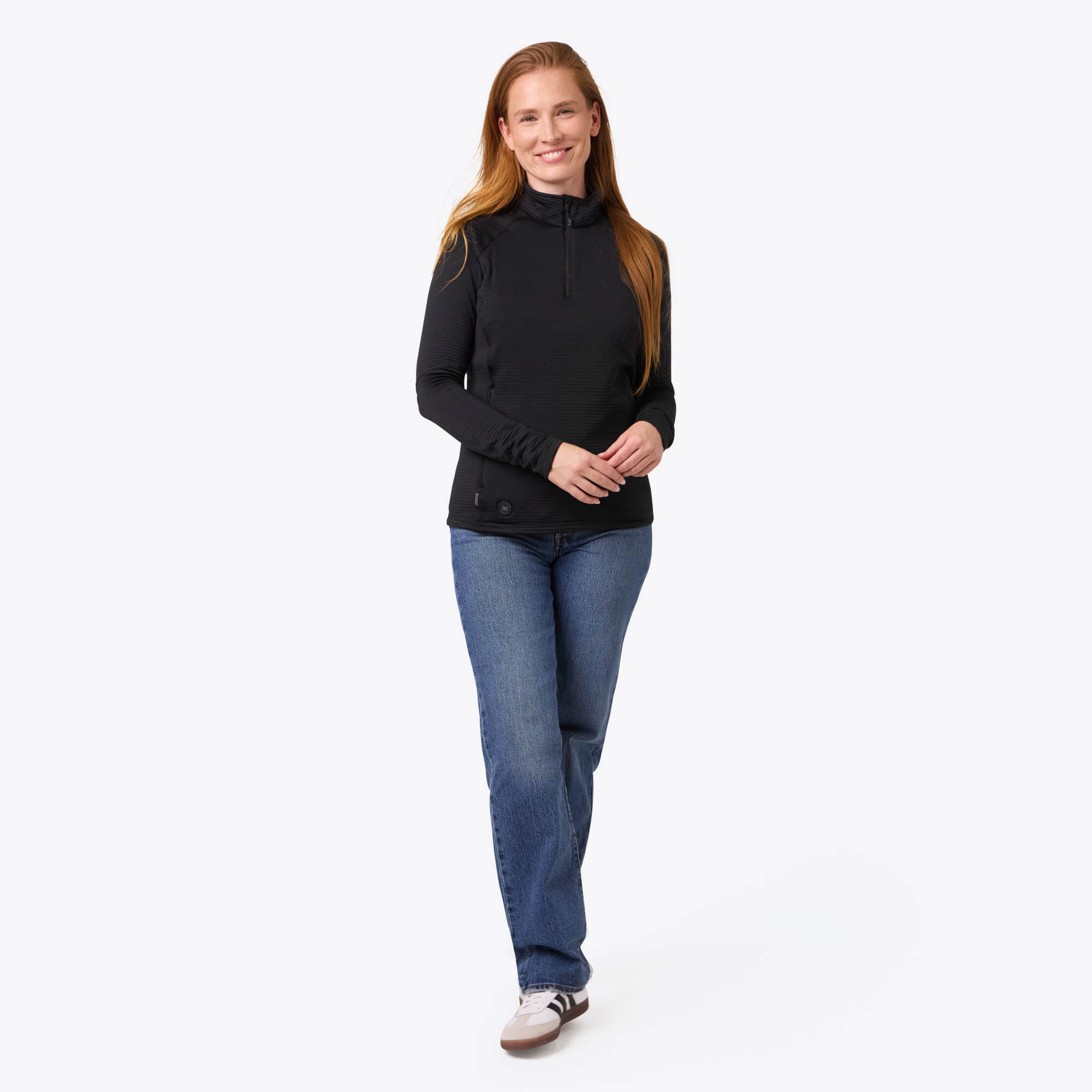 Mobile Warming Women's Element Mid-Layer 1/4 Zip LS Shirt