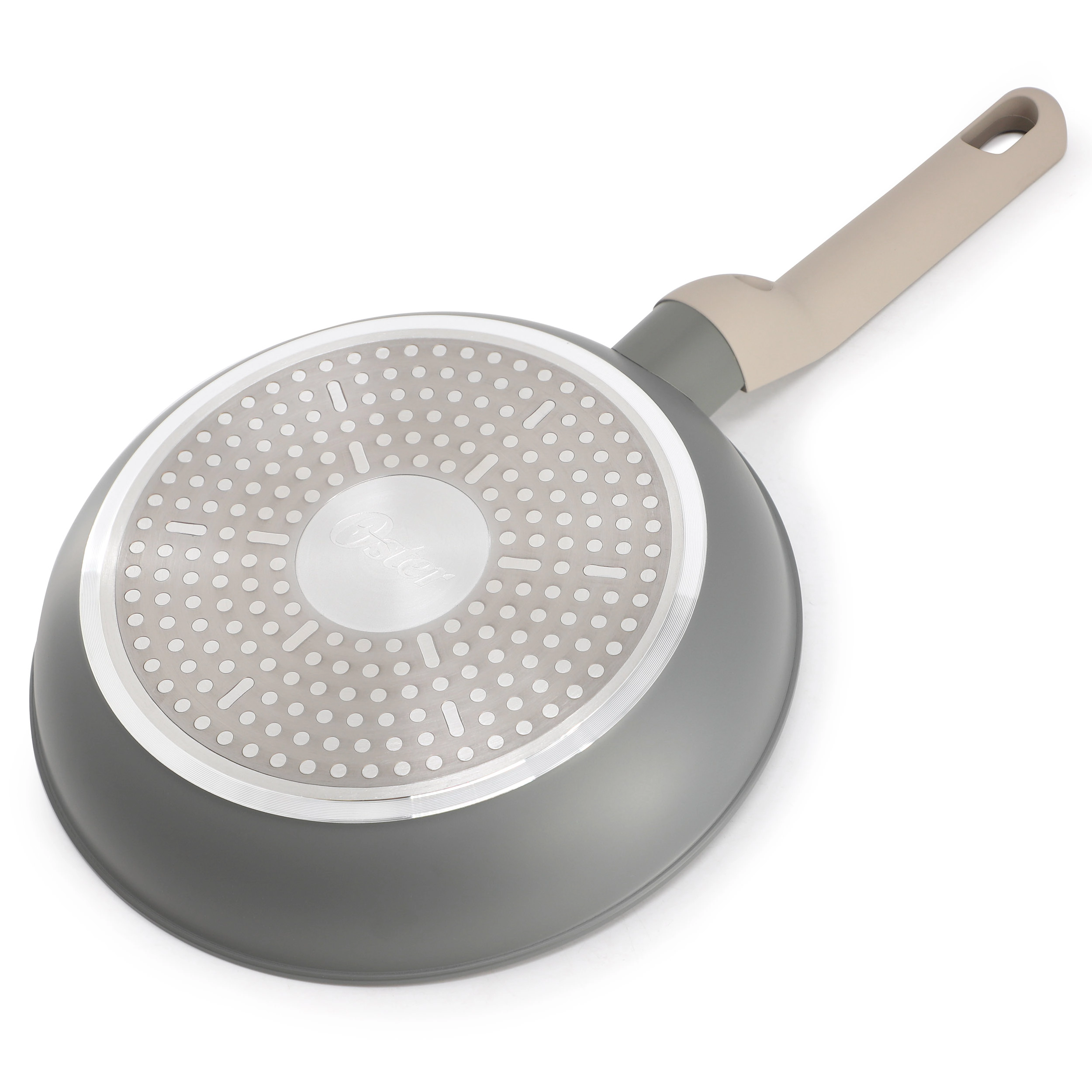 Oster Ambrose Inch Nonstick Aluminum Frying Pan in Matte Grey