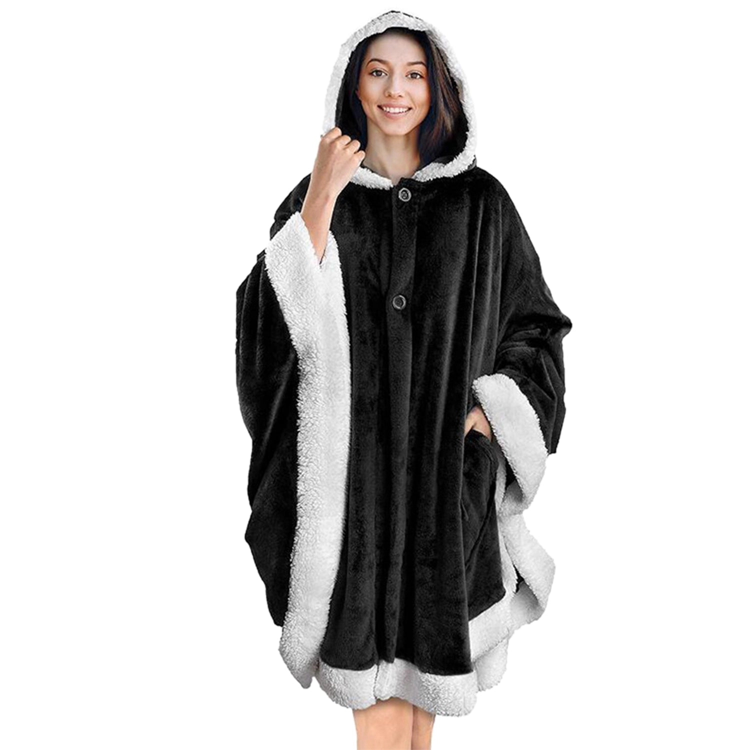 GBruno Hooded Wearable Blanket With Pockets