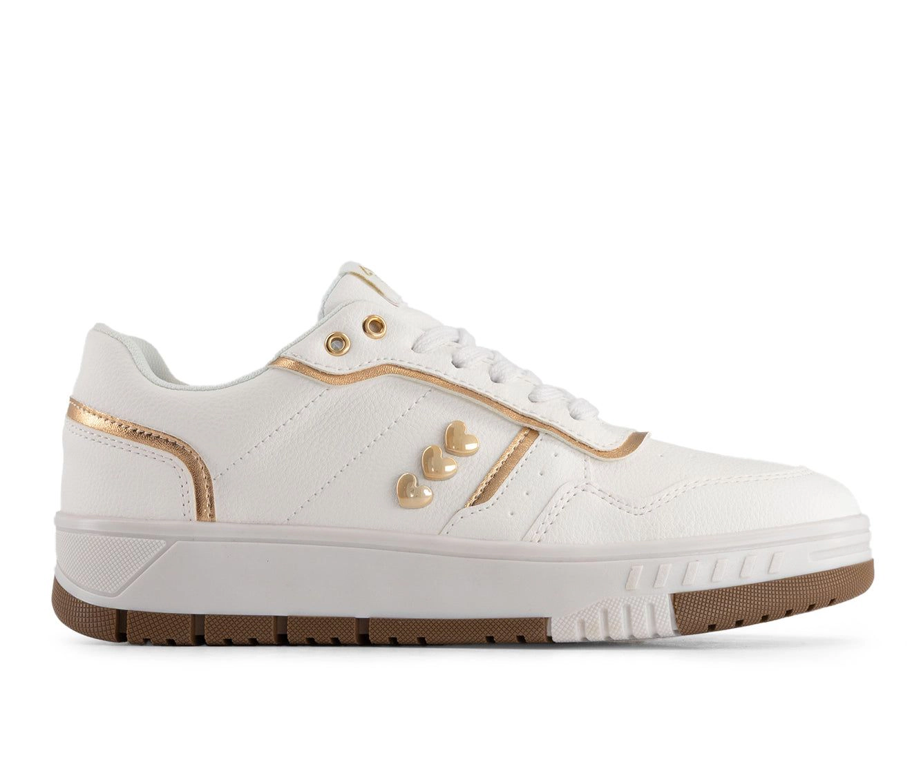 Andrea Womens Casual Sneakers With Hearts