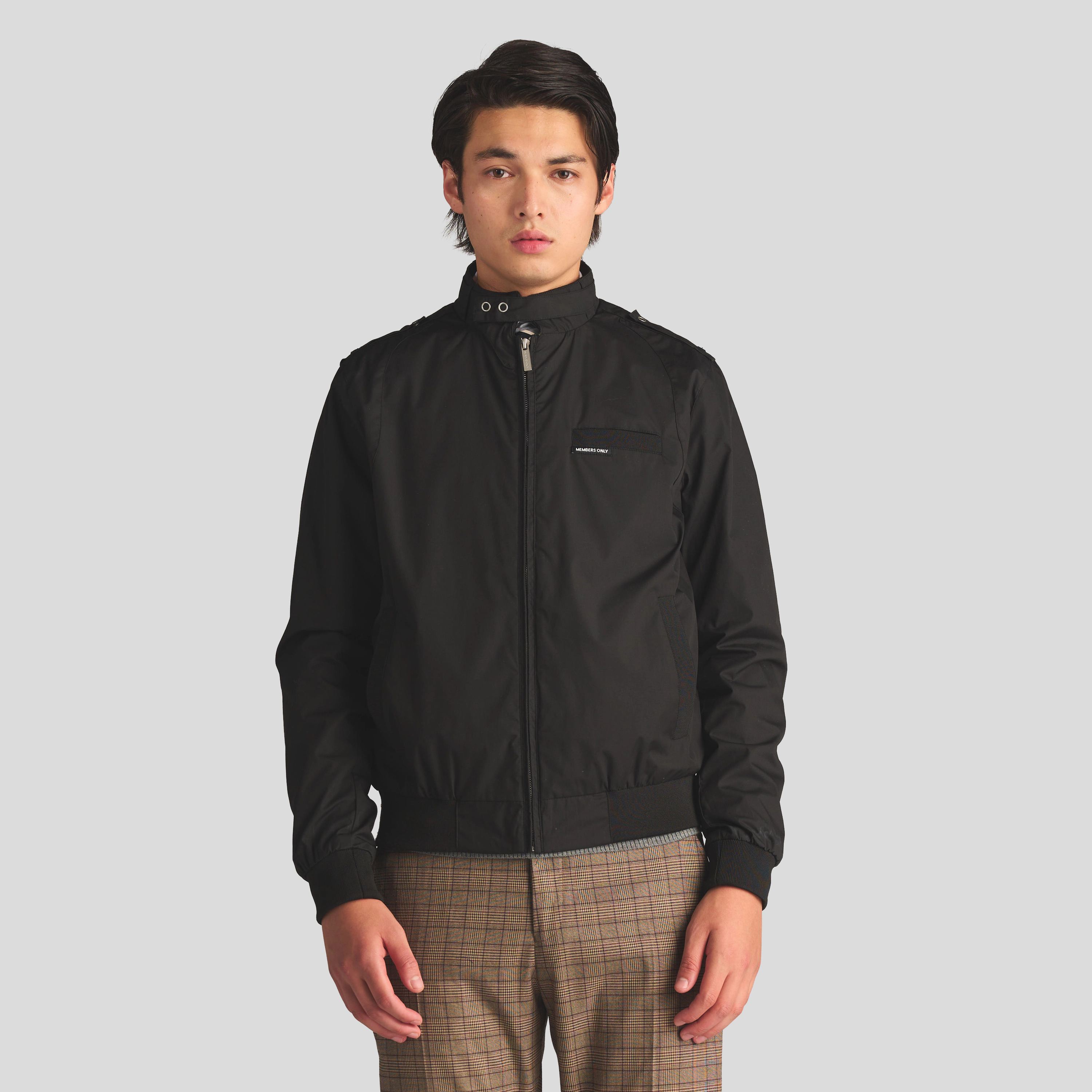 Members Only Men's Classic Iconic Racer Jacket (Slim Fit)