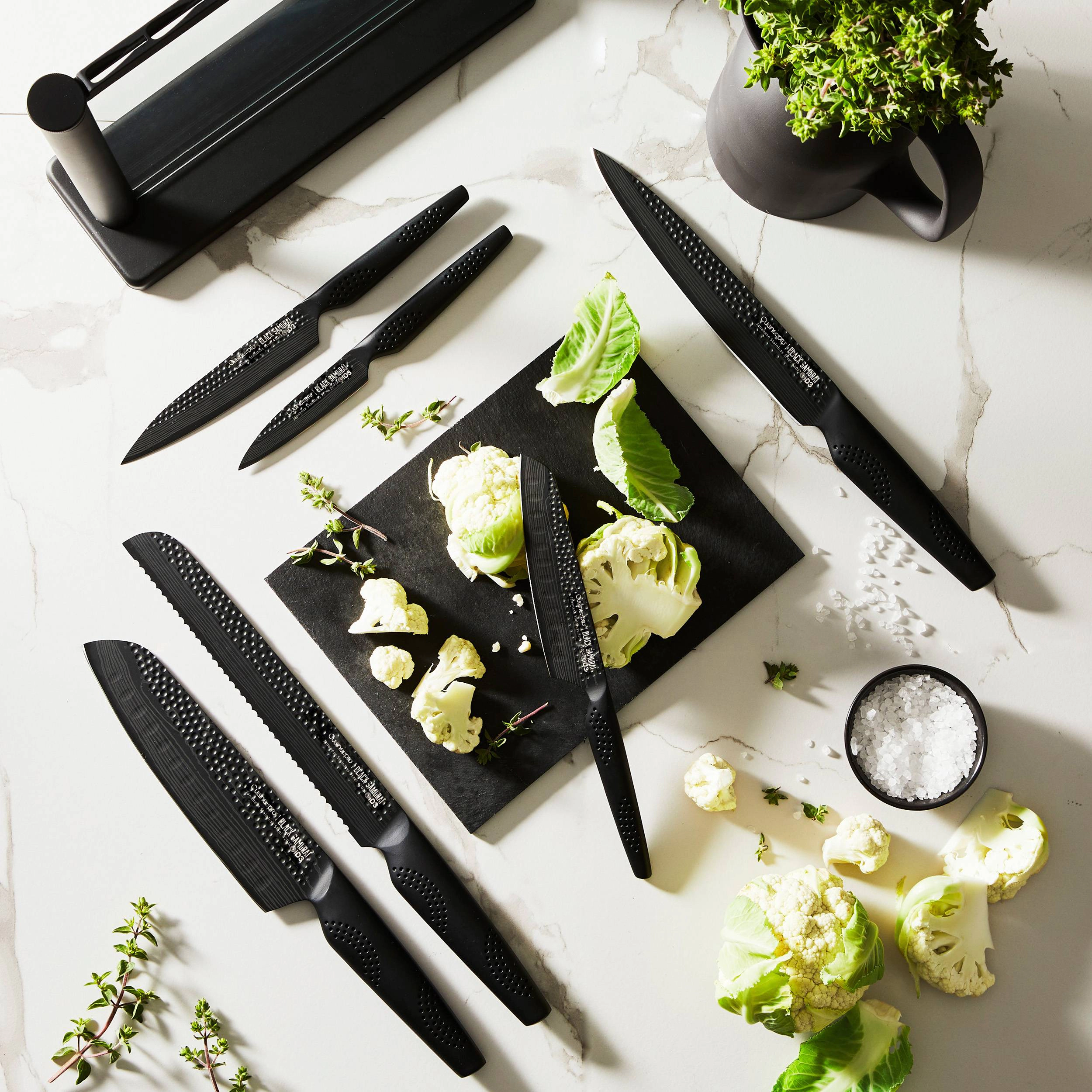 Cuisine::pro® iD3® BLACK SAMURAI Gozen Knife Block 7 Piece