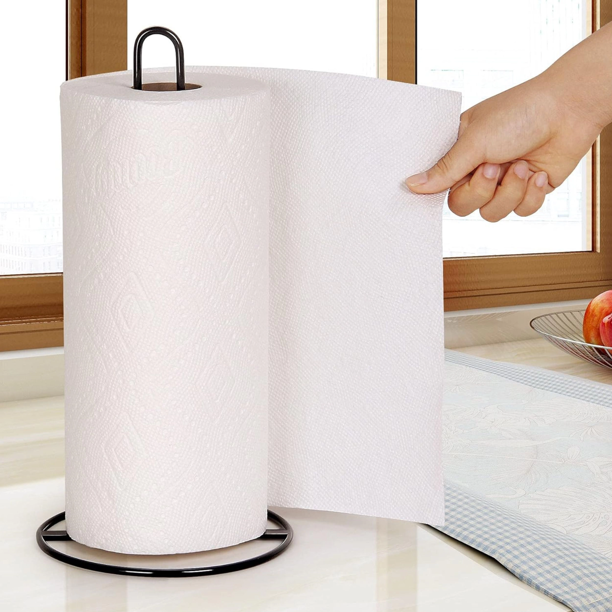 Stock Preferred Countertop Paper Towel Holder Stand for Standard and Large Kitchen Rolls