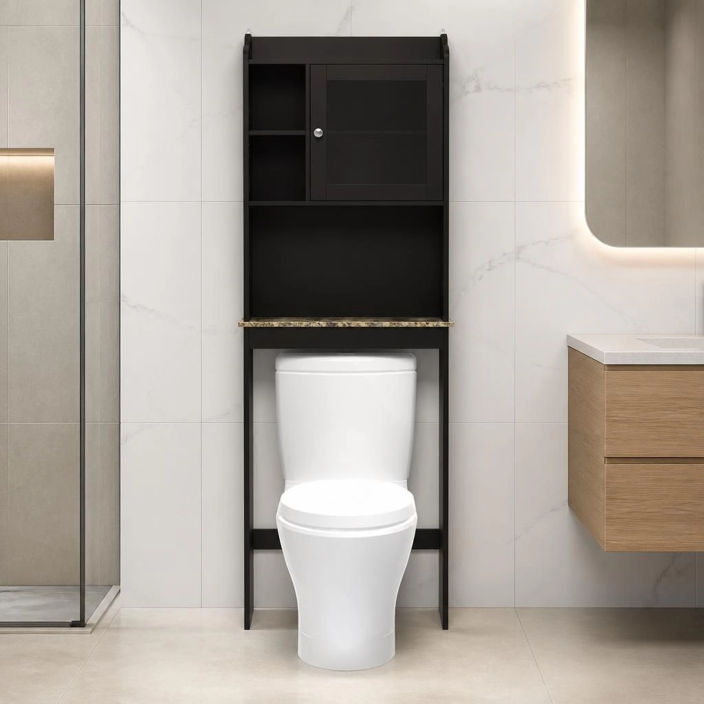ELEMENT ACE Tall Narrow Bathroom Storage Cabinet
