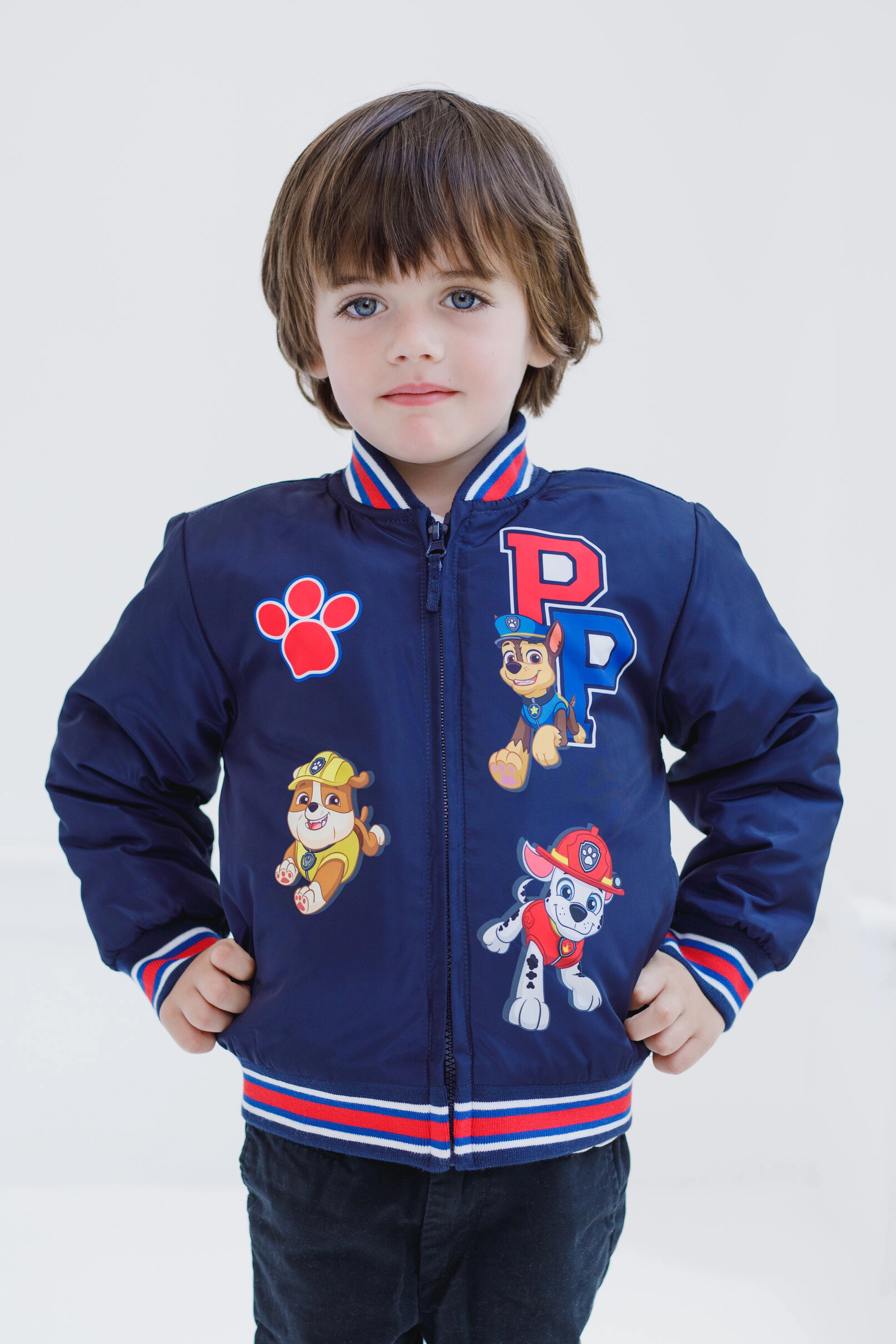 Paw Patrol Boys' Varsity Bomber Jacket