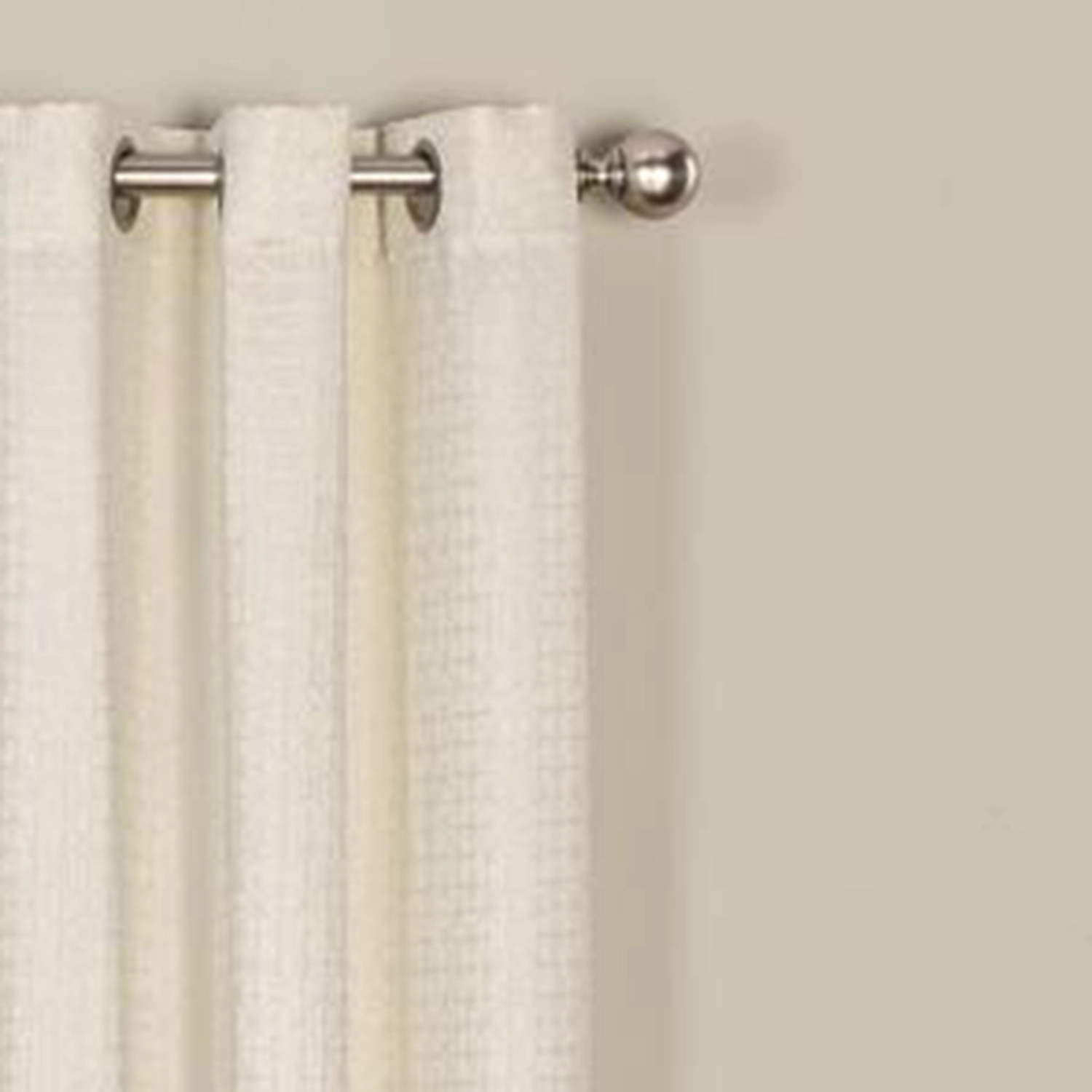 Saturday Knight Ltd Parkland Windowpane Tailored Fabric Panel - 55x84", Natural