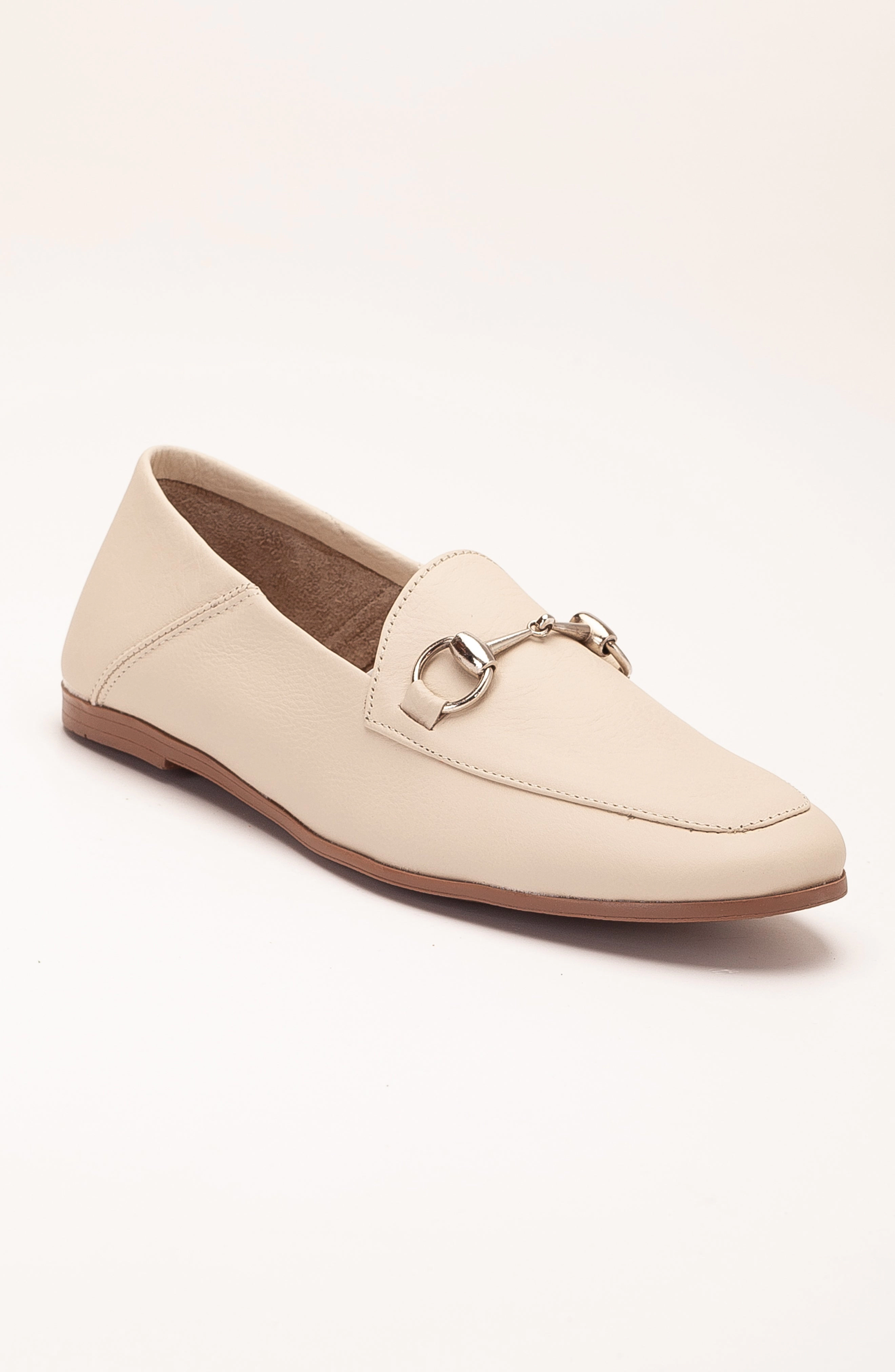 Forever & Always Womens Penny Leather Horsebit Loafers
