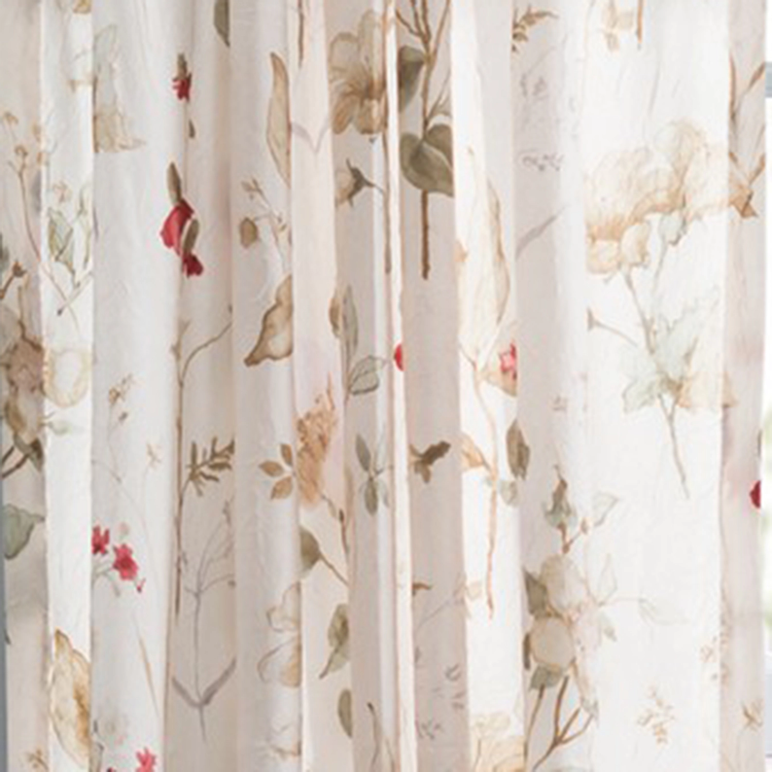 Ellis Curtain Sophia Rod Pocket Tailored Panel - 48x63", Multi