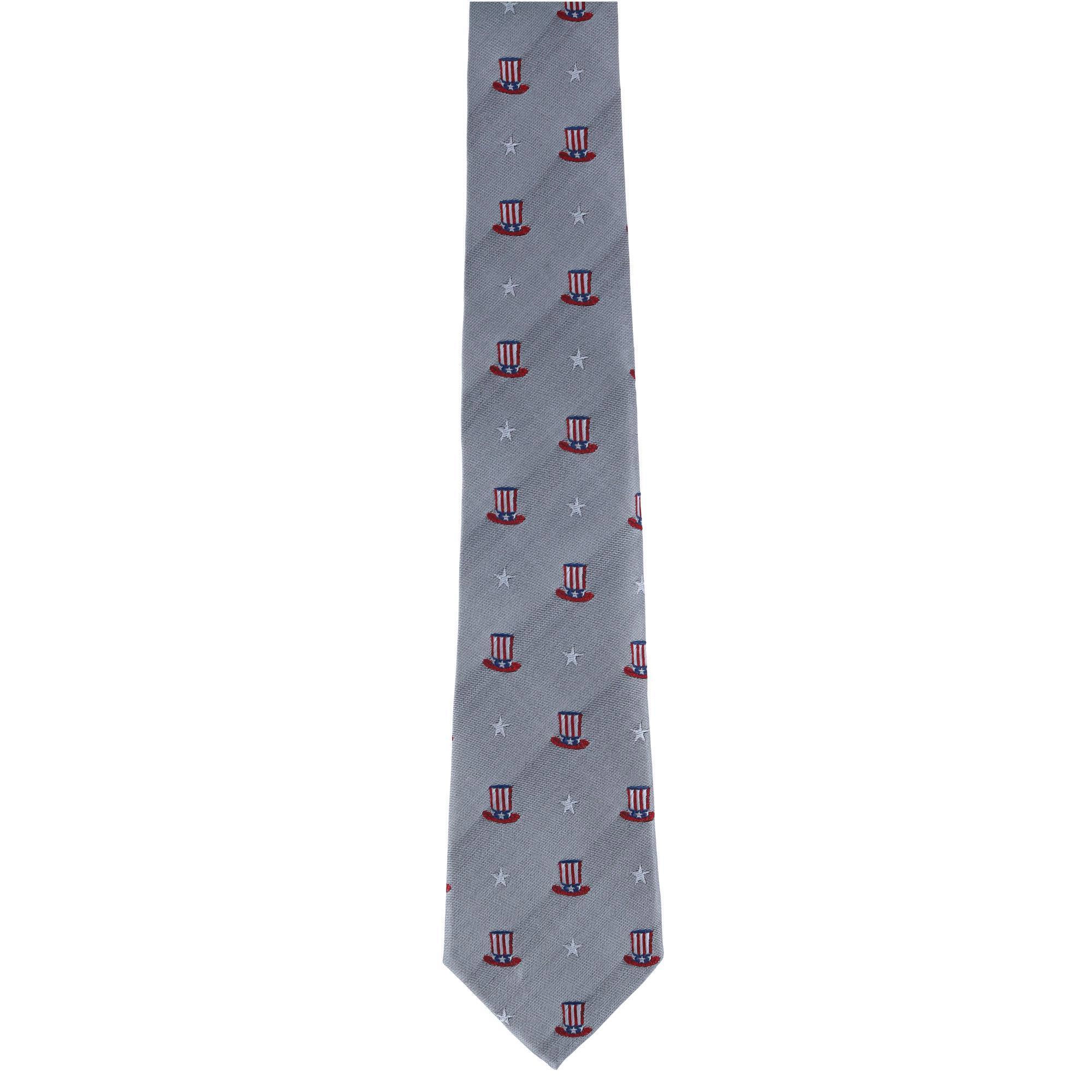 Trafalgar Uncle Sam Pride Silk Novelty Necktie