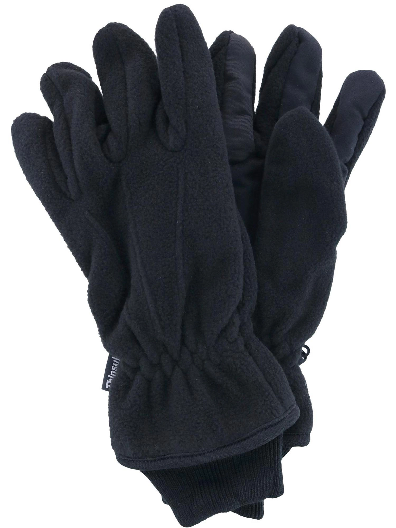 CTM Men's Lined Micro Fleece Winter Glove