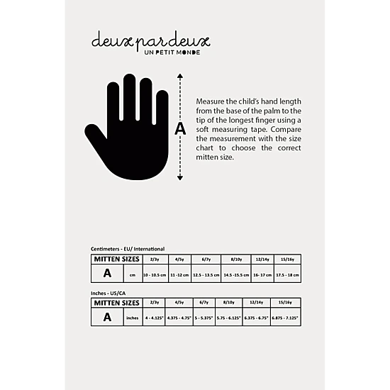 Deux par Deux Unisex Extended Cuff Rain Mittens with Adjustable Wrist