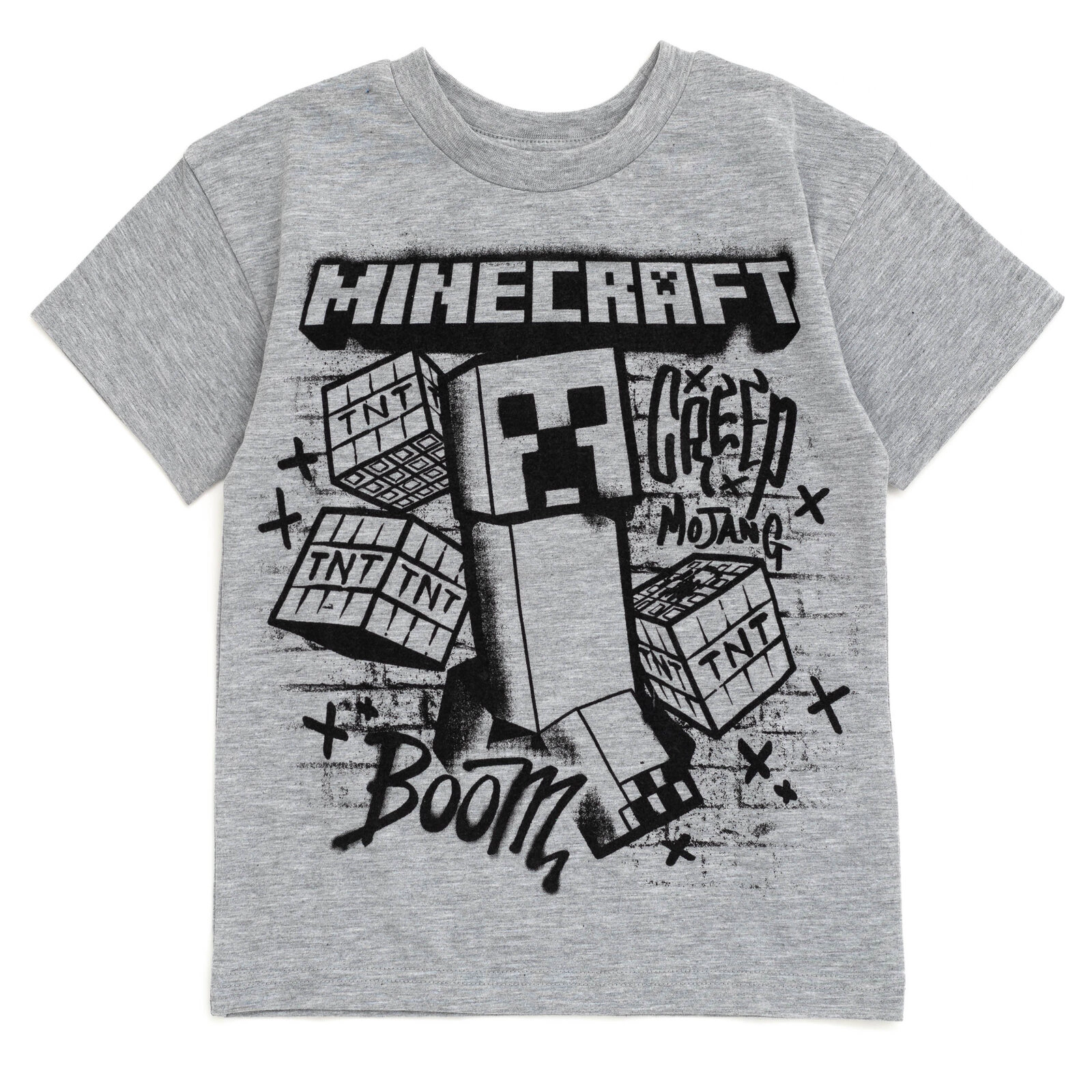 Minecraft Creeper Boys' Athletic 2-Piece T-Shirt and Shorts Set